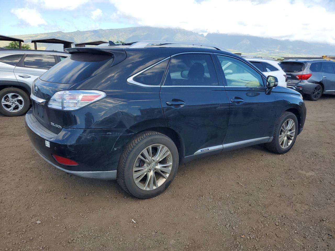 2011 Lexus Rx 450h Black vin: JTJBC1BAXB2044538