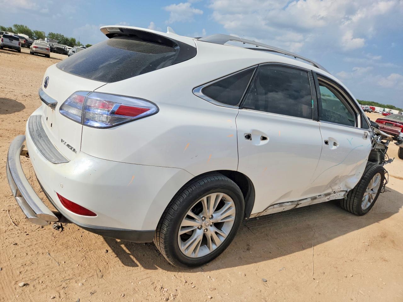 2012 Lexus Rx 450h White vin: JTJBC1BAXC2427607