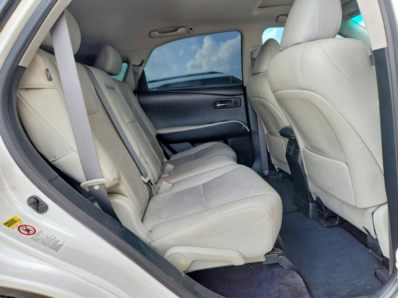 2012 Lexus Rx 450h White vin: JTJBC1BAXC2427607
