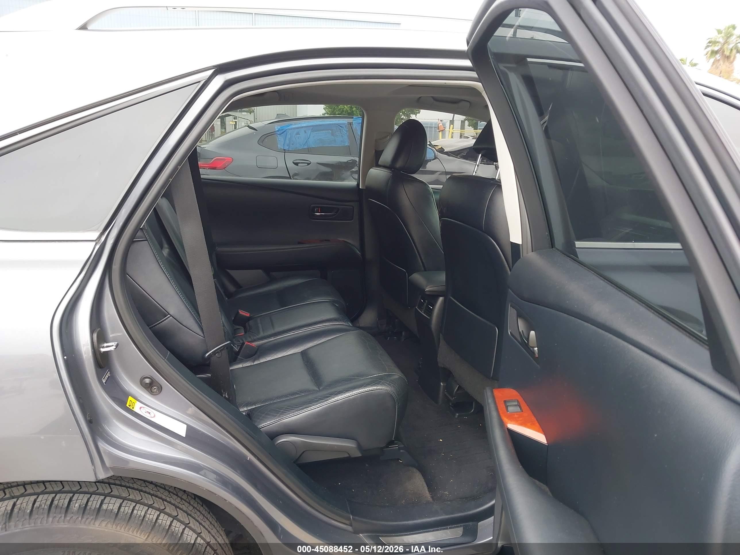 2012 Lexus Rx 450h Серый vin: JTJBC1BAXC2434749