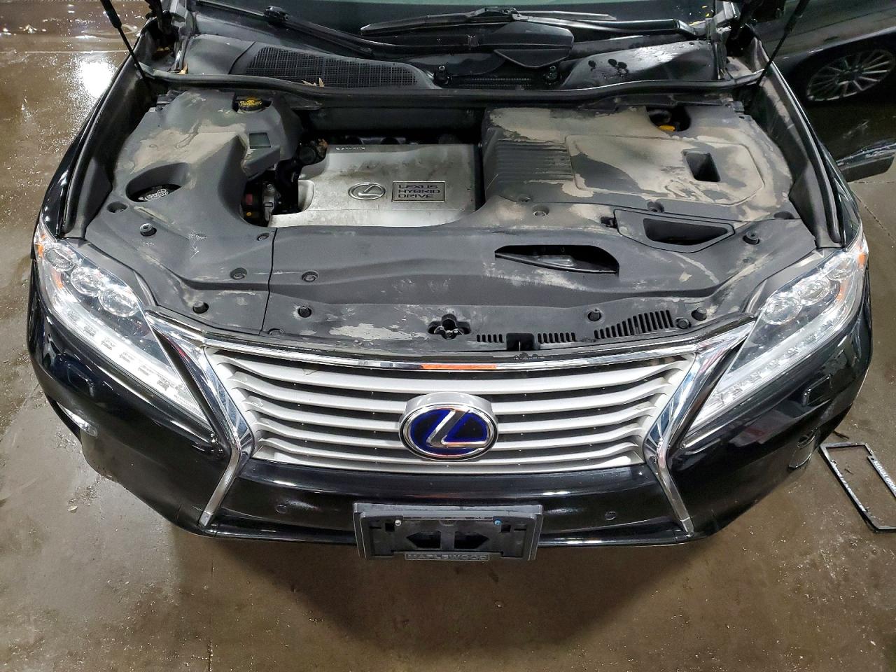 2013 Lexus Rx 450h Base Black vin: JTJBC1BAXD2052965