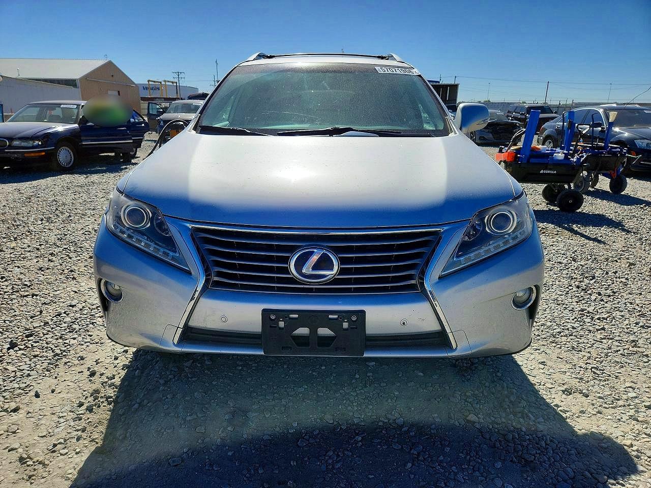 2013 Lexus Rx 450h Серебряный vin: JTJBC1BAXD2438298