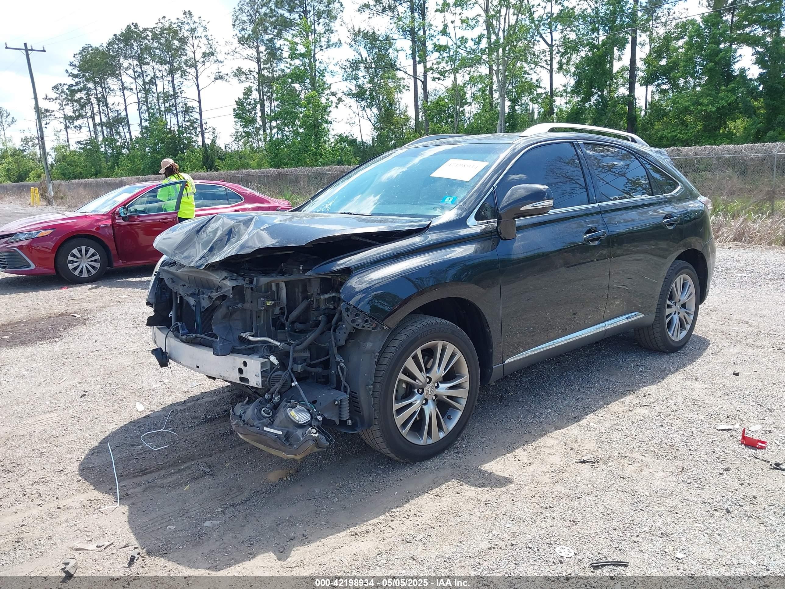 2013 Lexus Rx 450h   Black vin: JTJBC1BAXD2449947