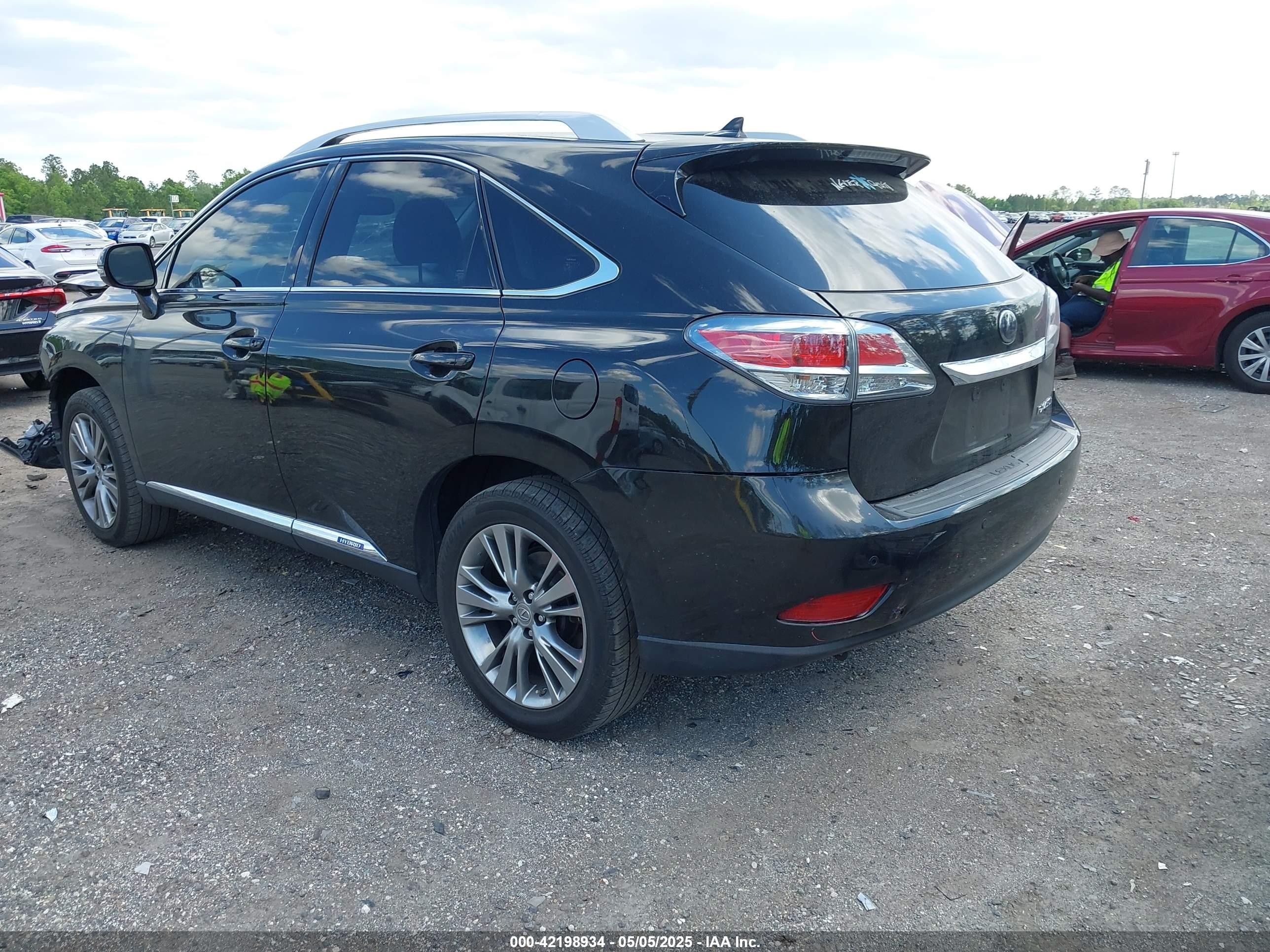2013 Lexus Rx 450h   Black vin: JTJBC1BAXD2449947