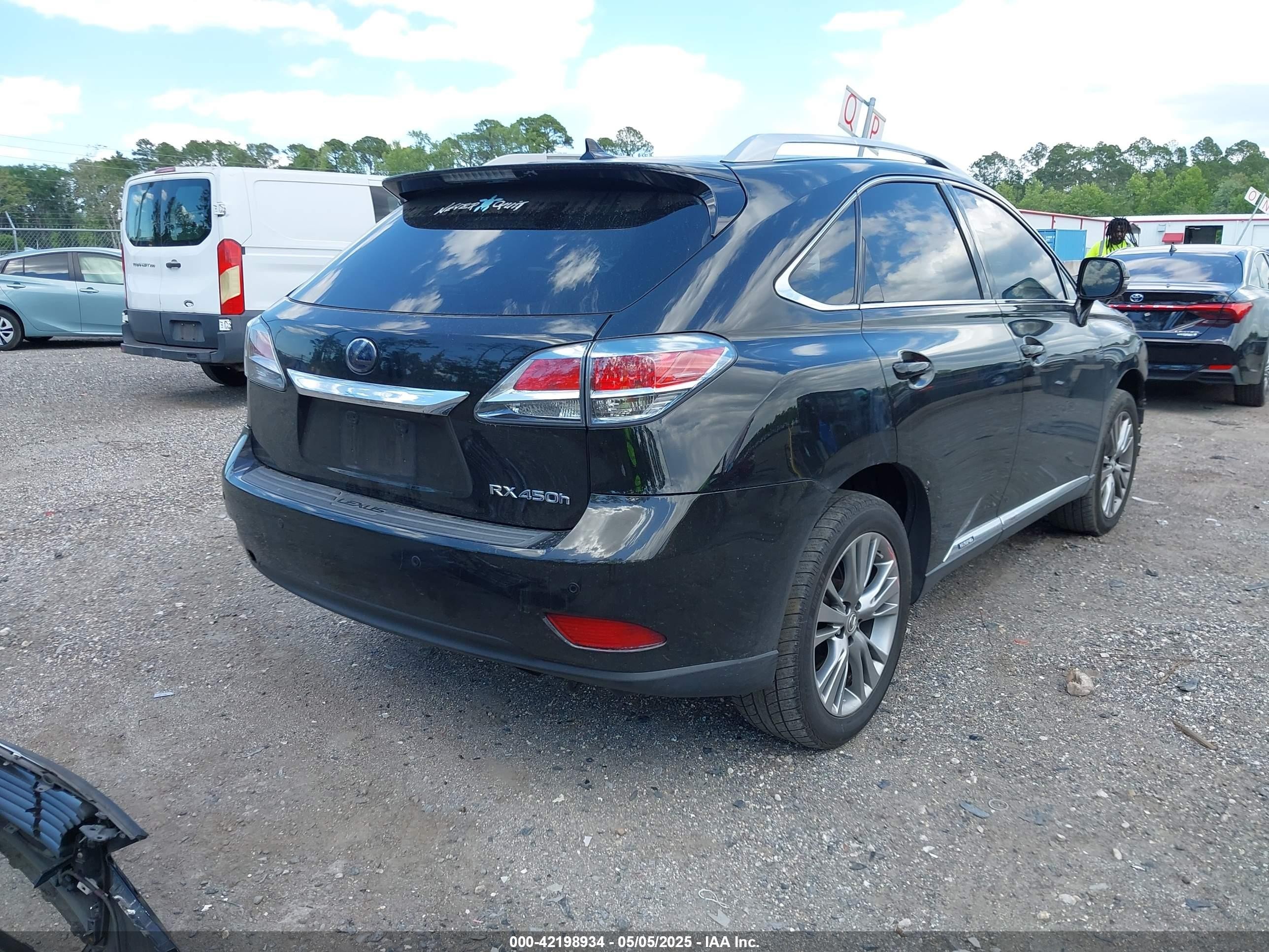 2013 Lexus Rx 450h   Black vin: JTJBC1BAXD2449947