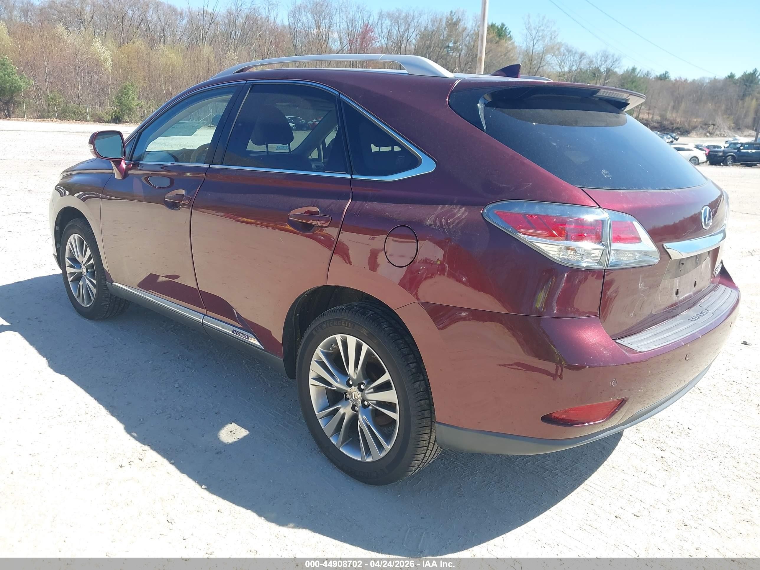 2014 Lexus Rx 450h   Red vin: JTJBC1BAXE2069024