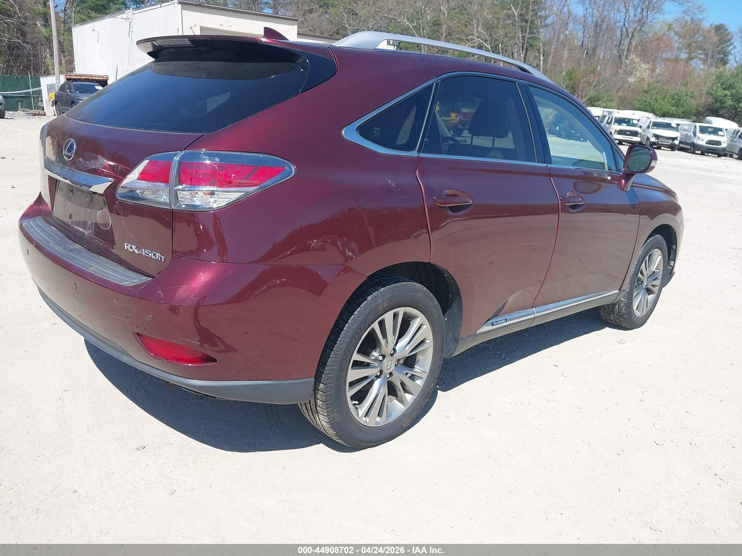 2014 Lexus Rx 450h   Red vin: JTJBC1BAXE2069024