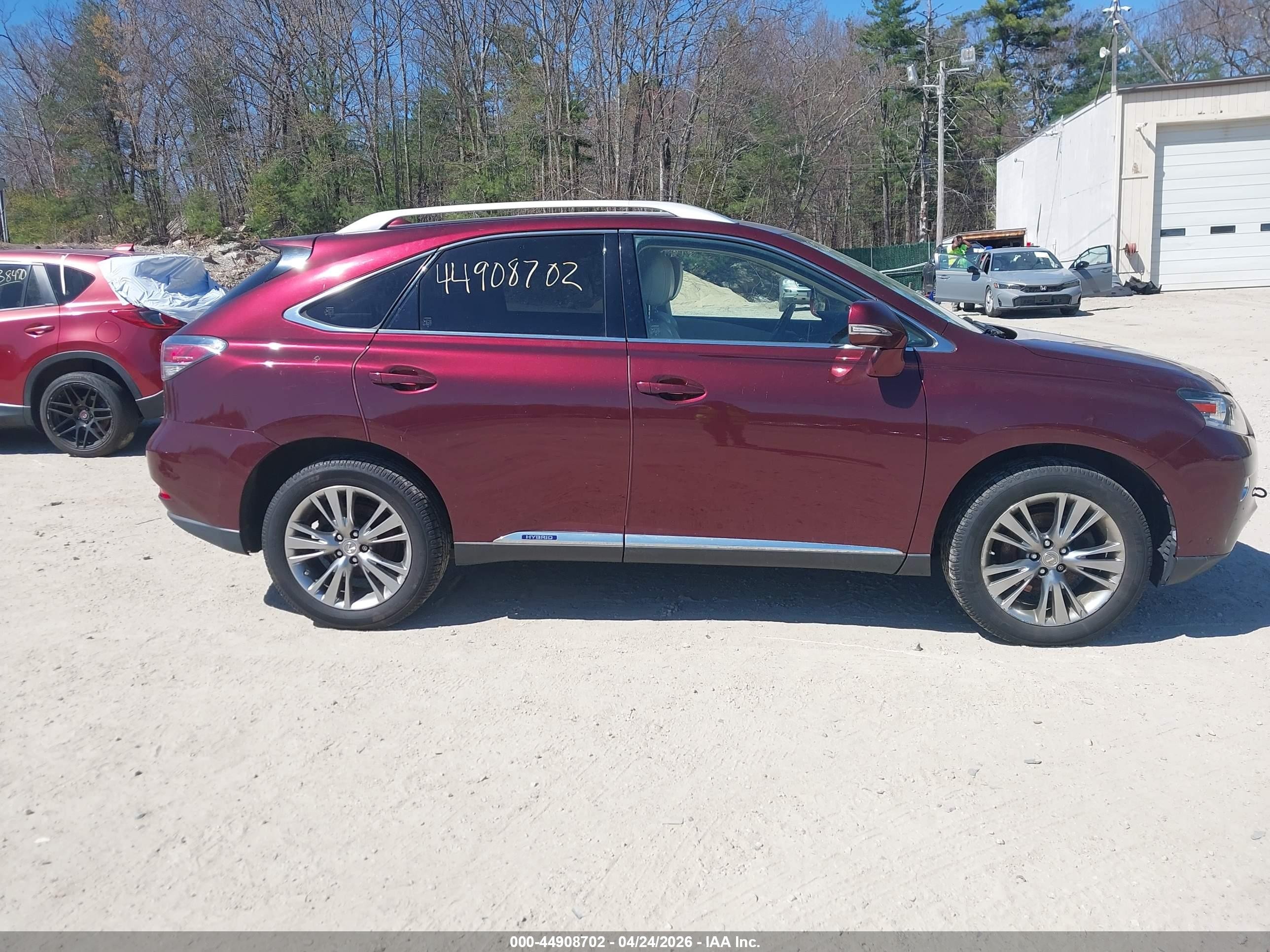 2014 Lexus Rx 450h   Red vin: JTJBC1BAXE2069024