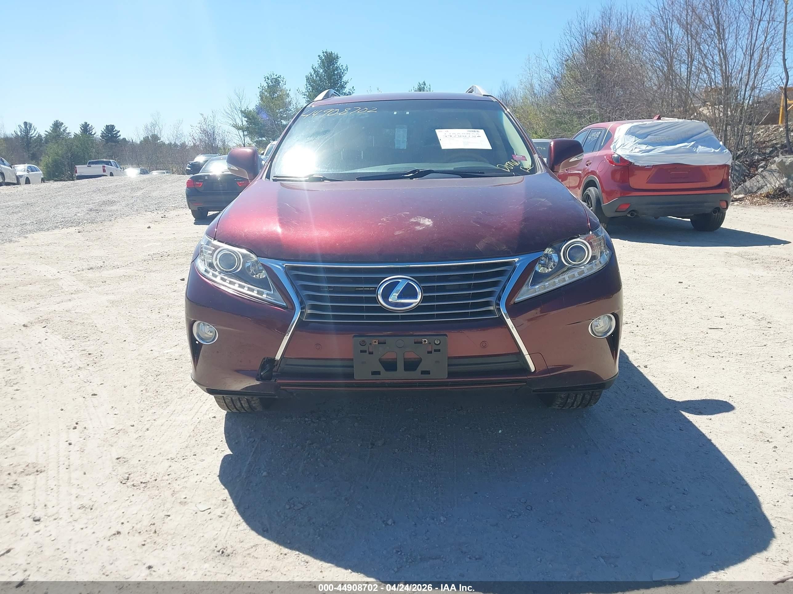 2014 Lexus Rx 450h   Red vin: JTJBC1BAXE2069024