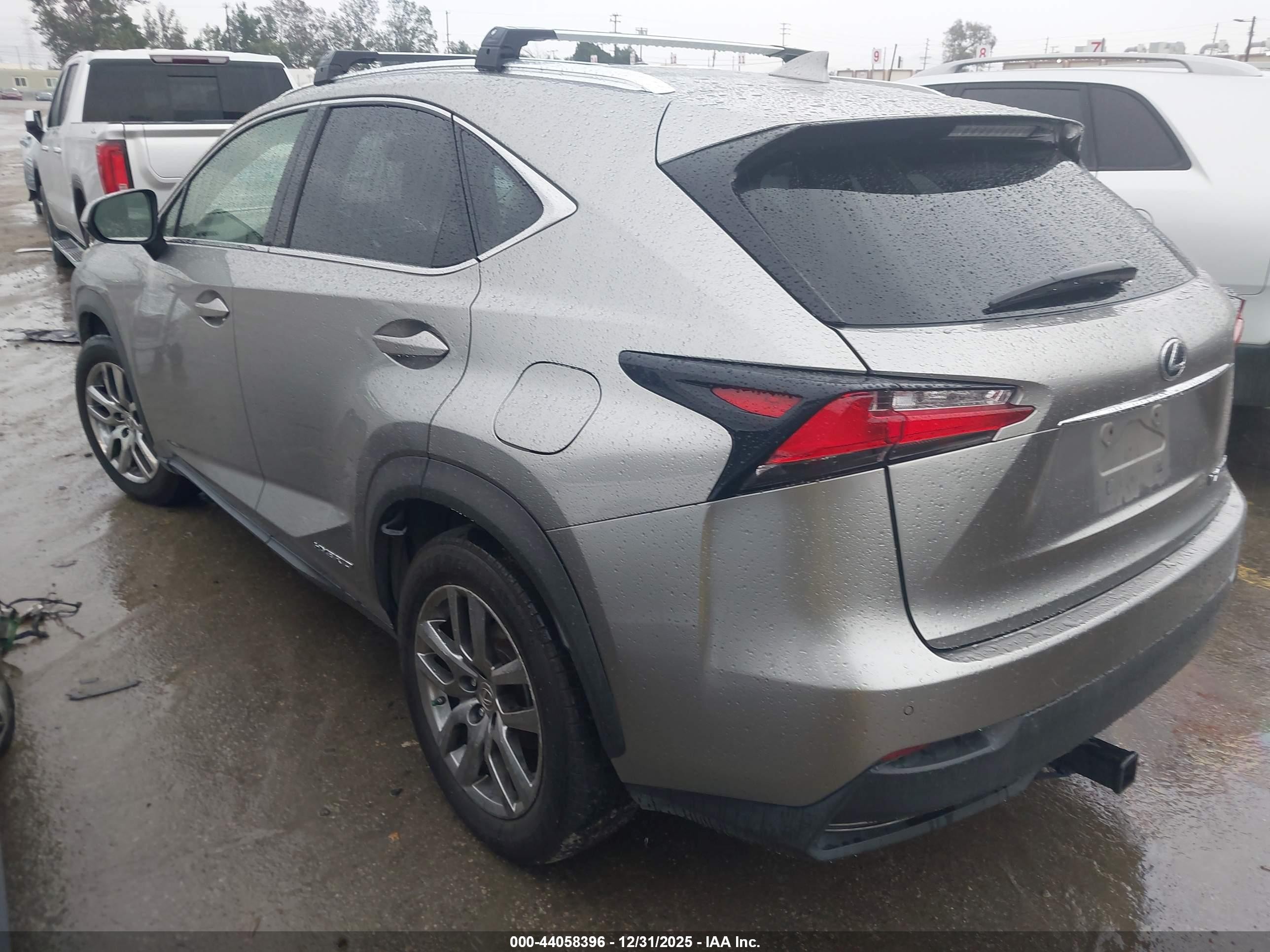 2015 Lexus Nx 300h   Gray vin: JTJBJRBZ1F2013002