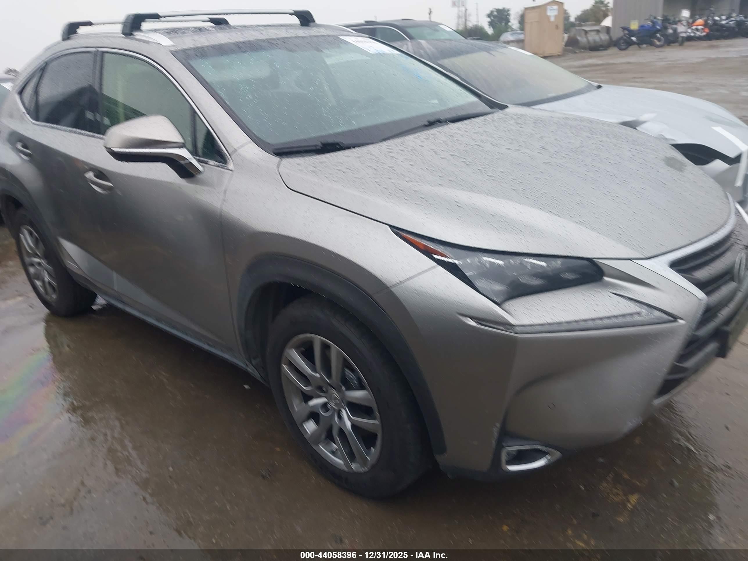 2015 Lexus Nx 300h   Gray vin: JTJBJRBZ1F2013002