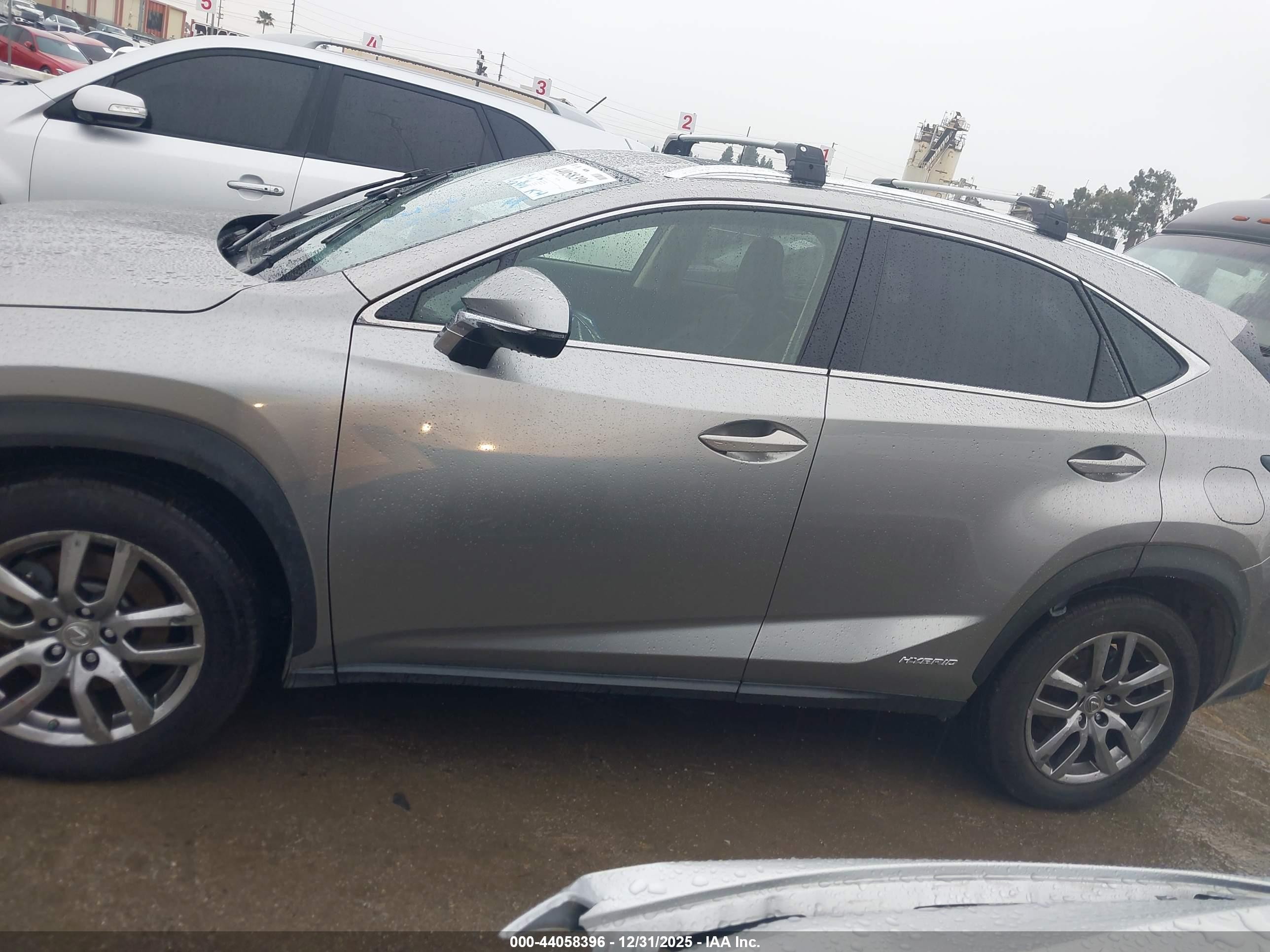 2015 Lexus Nx 300h   Gray vin: JTJBJRBZ1F2013002