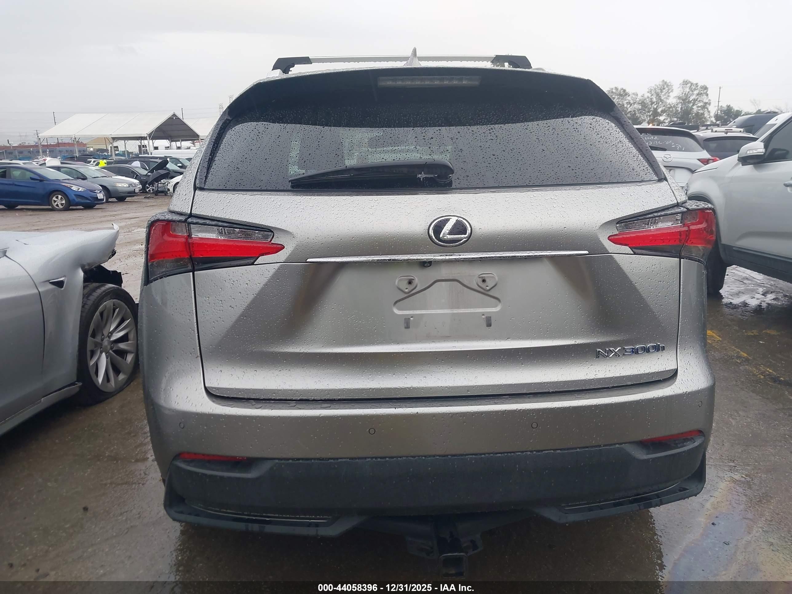 2015 Lexus Nx 300h   Gray vin: JTJBJRBZ1F2013002
