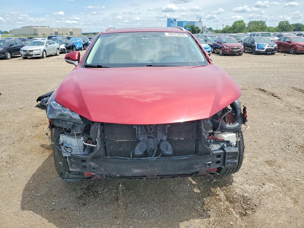 2015 Lexus Nx 300h Red vin: JTJBJRBZ1F2015123
