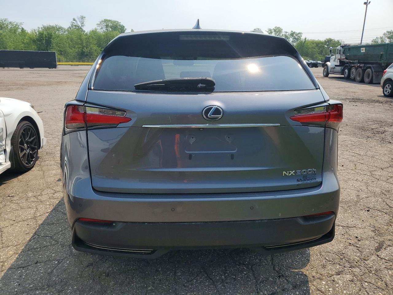 2015 Lexus Nx 300h Gray vin: JTJBJRBZ1F2017292