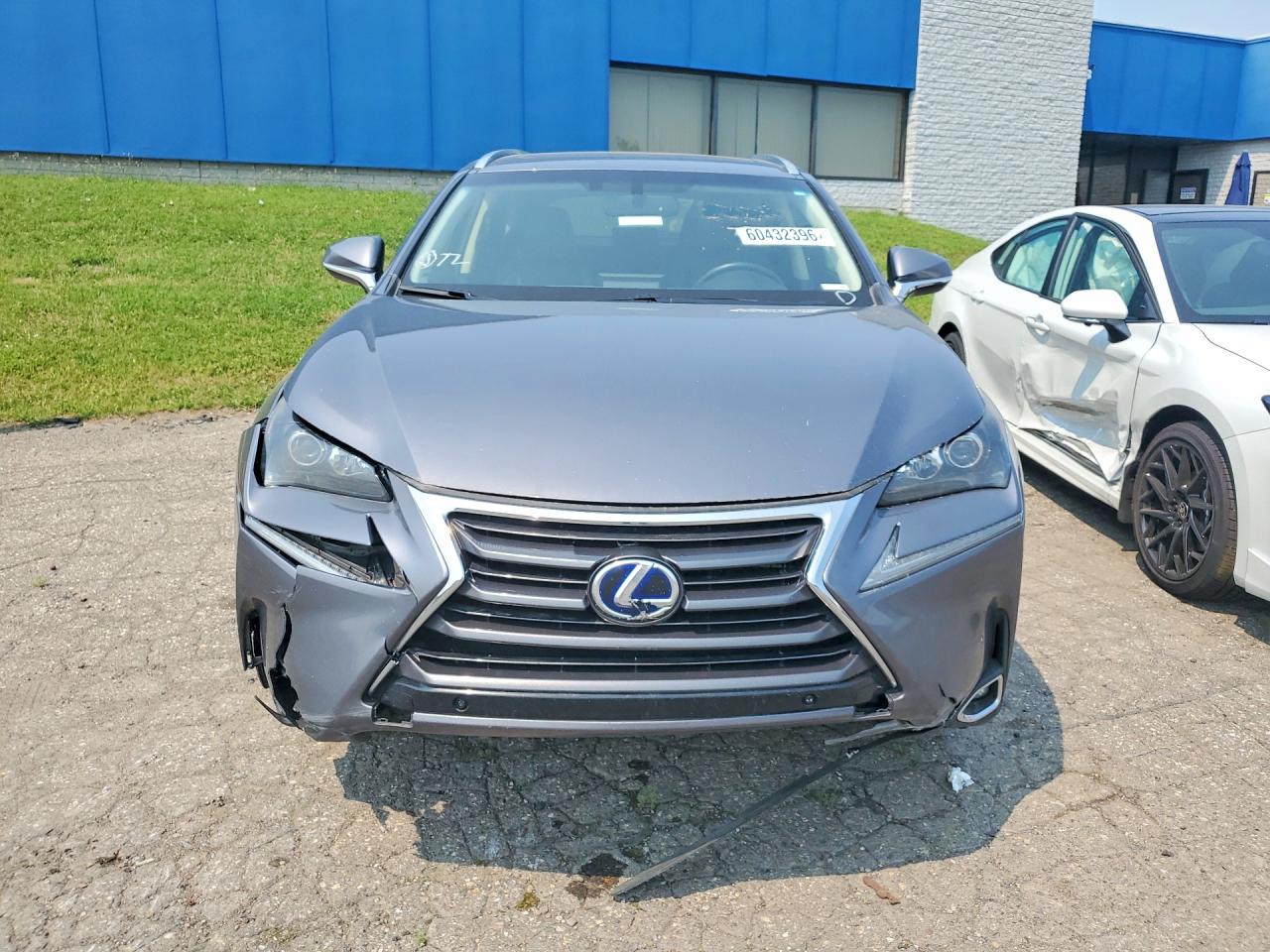2015 Lexus Nx 300h Gray vin: JTJBJRBZ1F2017292