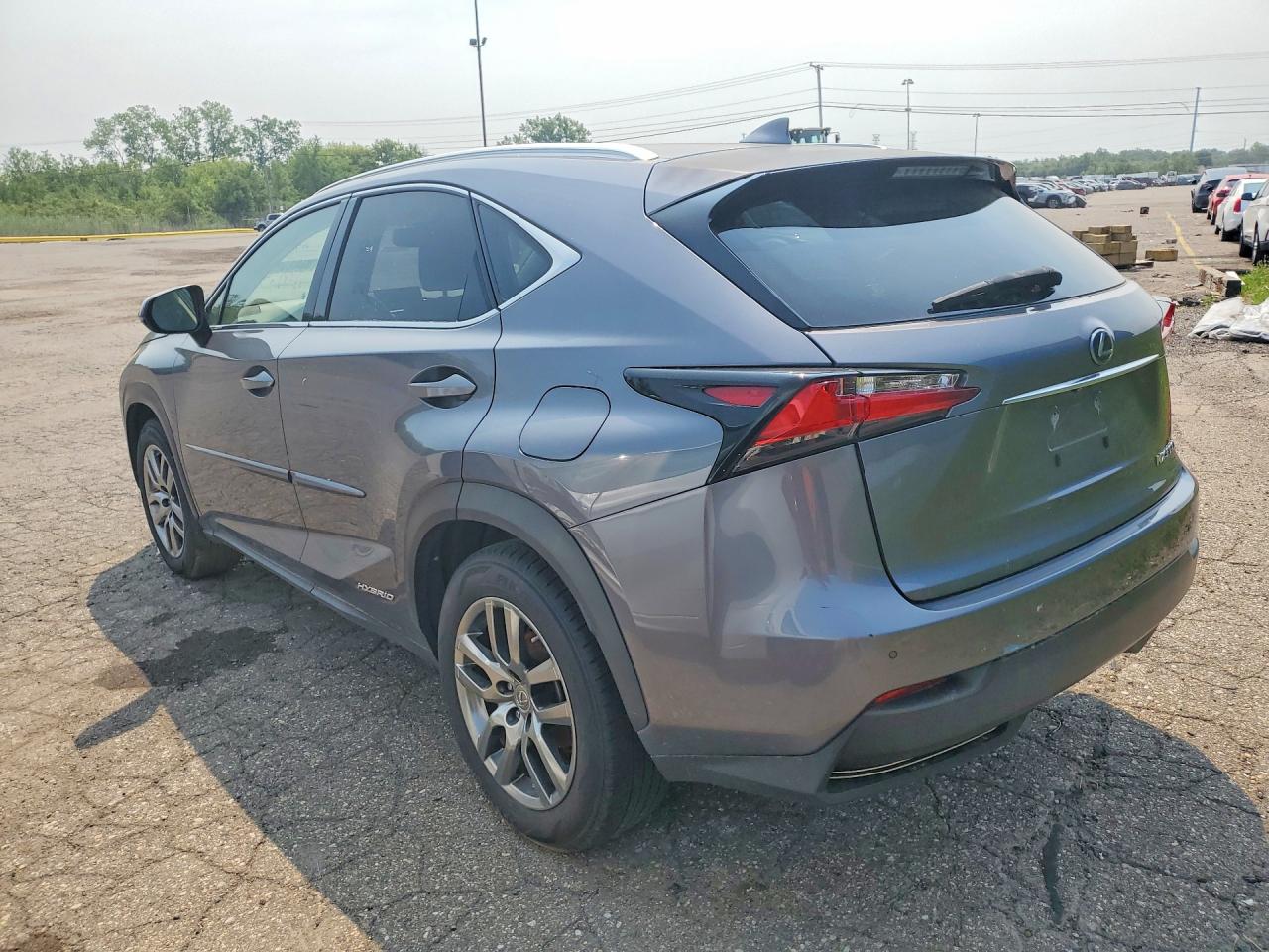 2015 Lexus Nx 300h Gray vin: JTJBJRBZ1F2017292