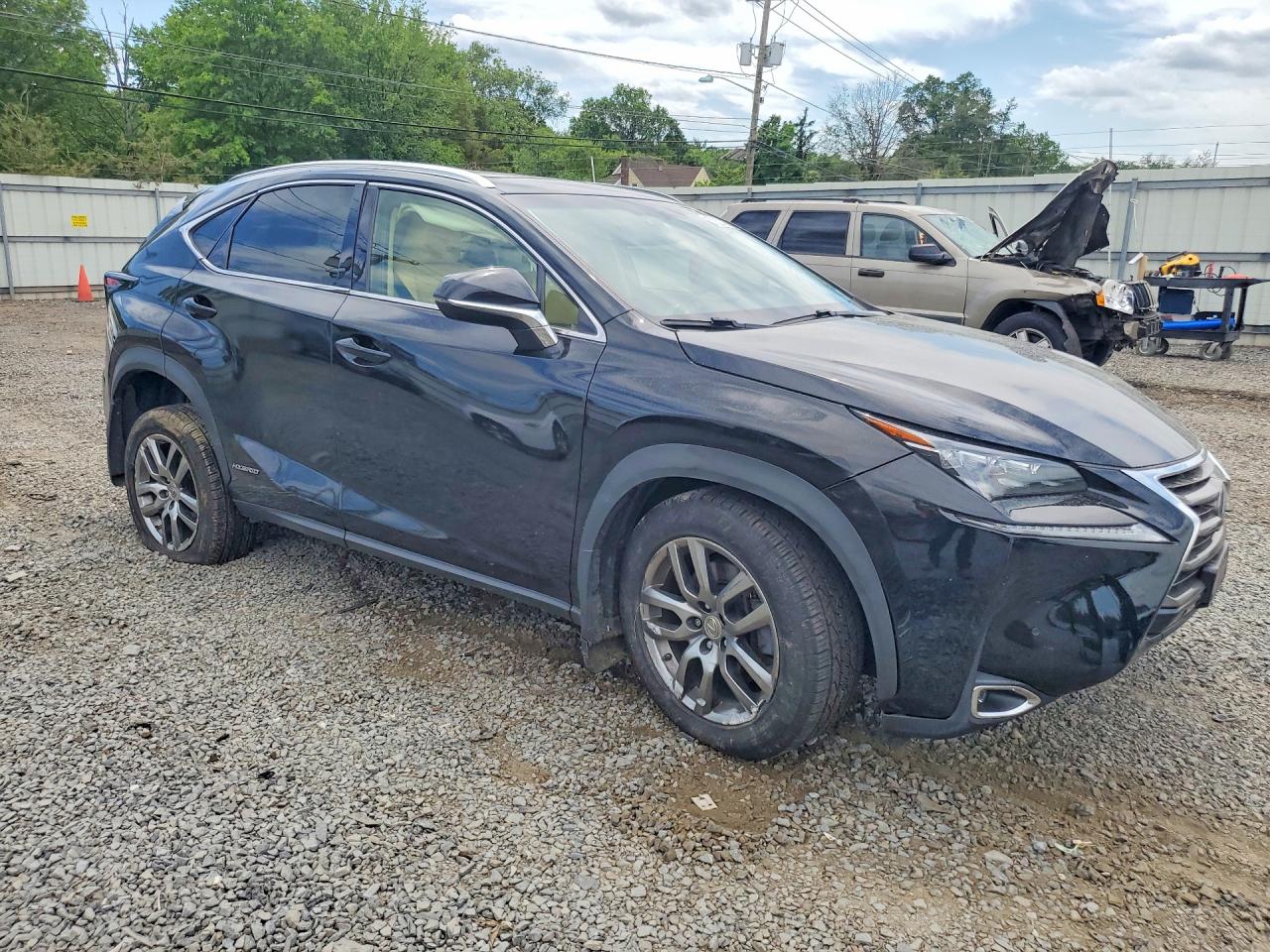 2015 Lexus Nx 300h Black vin: JTJBJRBZ1F2021424