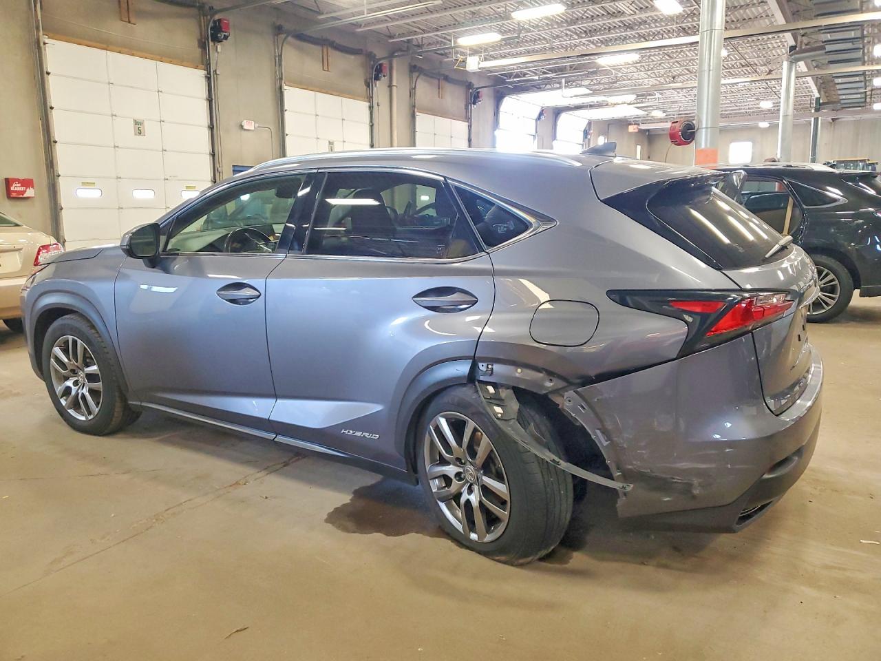 2015 Lexus Nx 300h Gray vin: JTJBJRBZ1F2027630