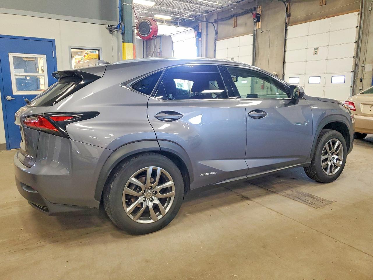 2015 Lexus Nx 300h Gray vin: JTJBJRBZ1F2027630