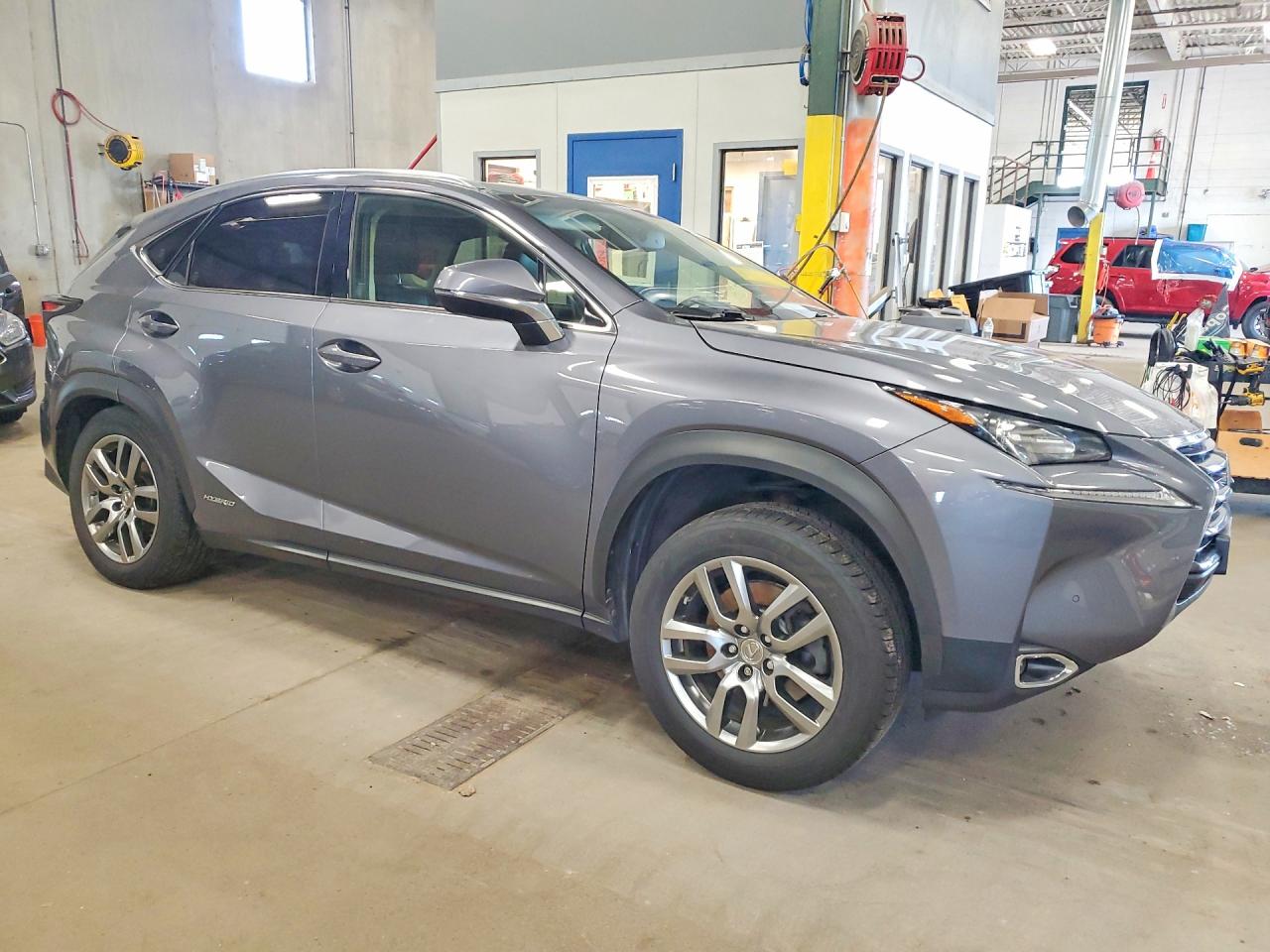 2015 Lexus Nx 300h Gray vin: JTJBJRBZ1F2027630