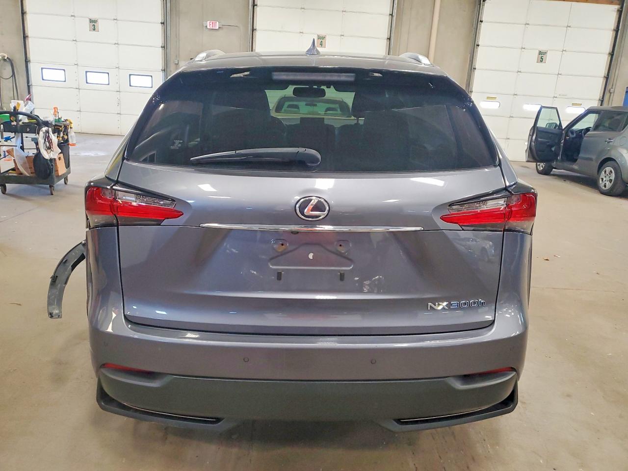 2015 Lexus Nx 300h Gray vin: JTJBJRBZ1F2027630