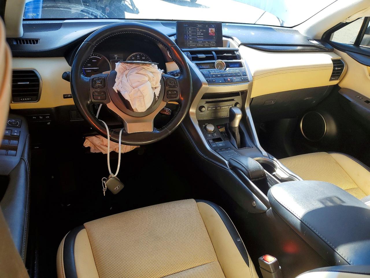 2016 Lexus Nx 300h Белый vin: JTJBJRBZ2G2031459