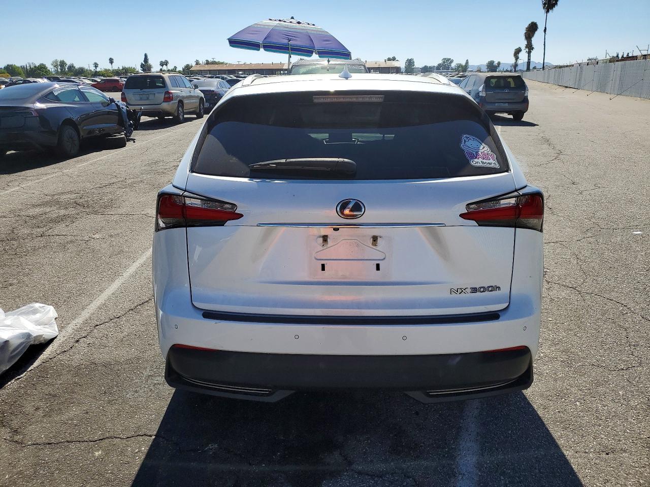 2016 Lexus Nx 300h Белый vin: JTJBJRBZ2G2031459