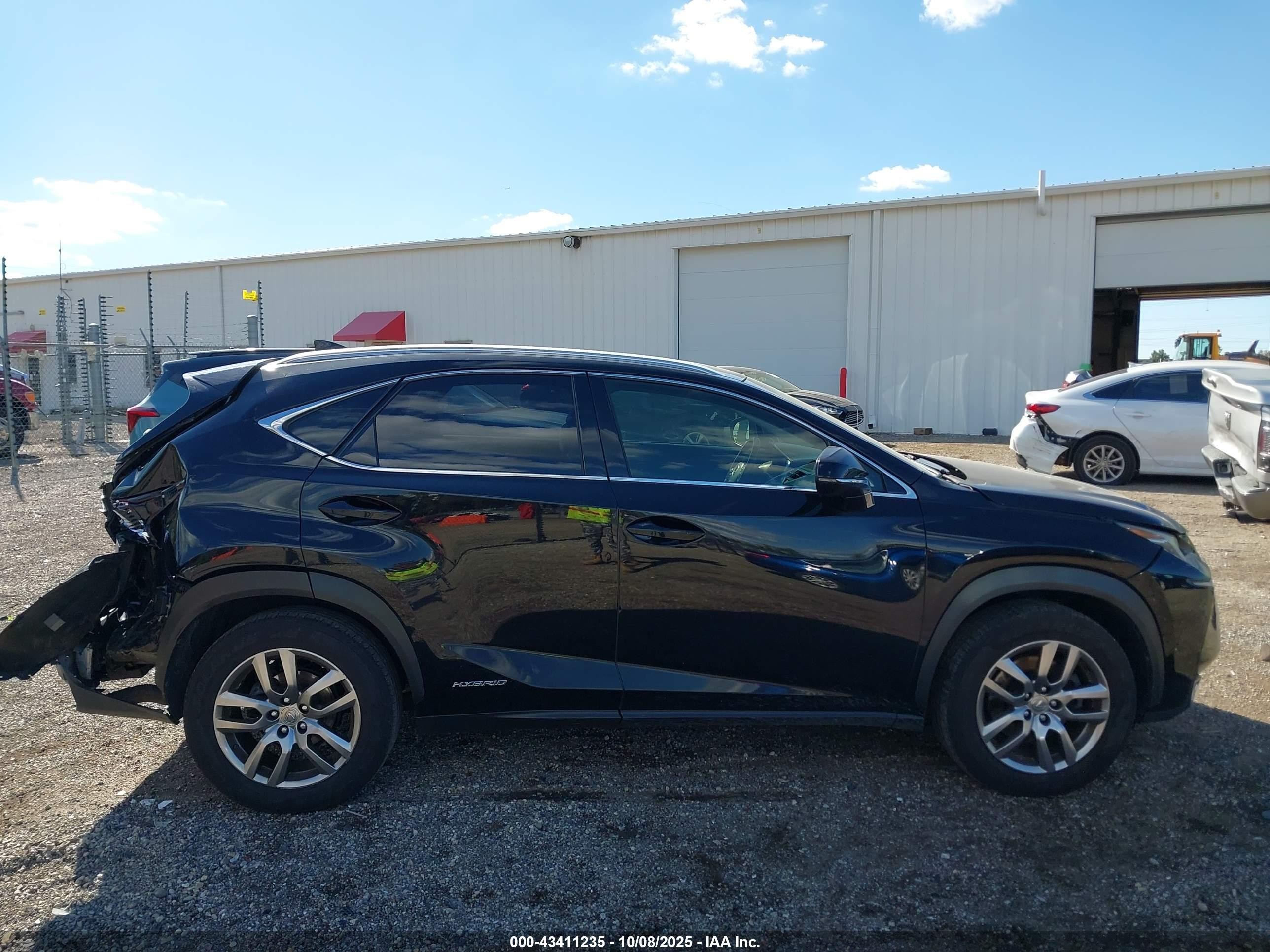 2015 Lexus Nx 300h   Black vin: JTJBJRBZ3F2014491