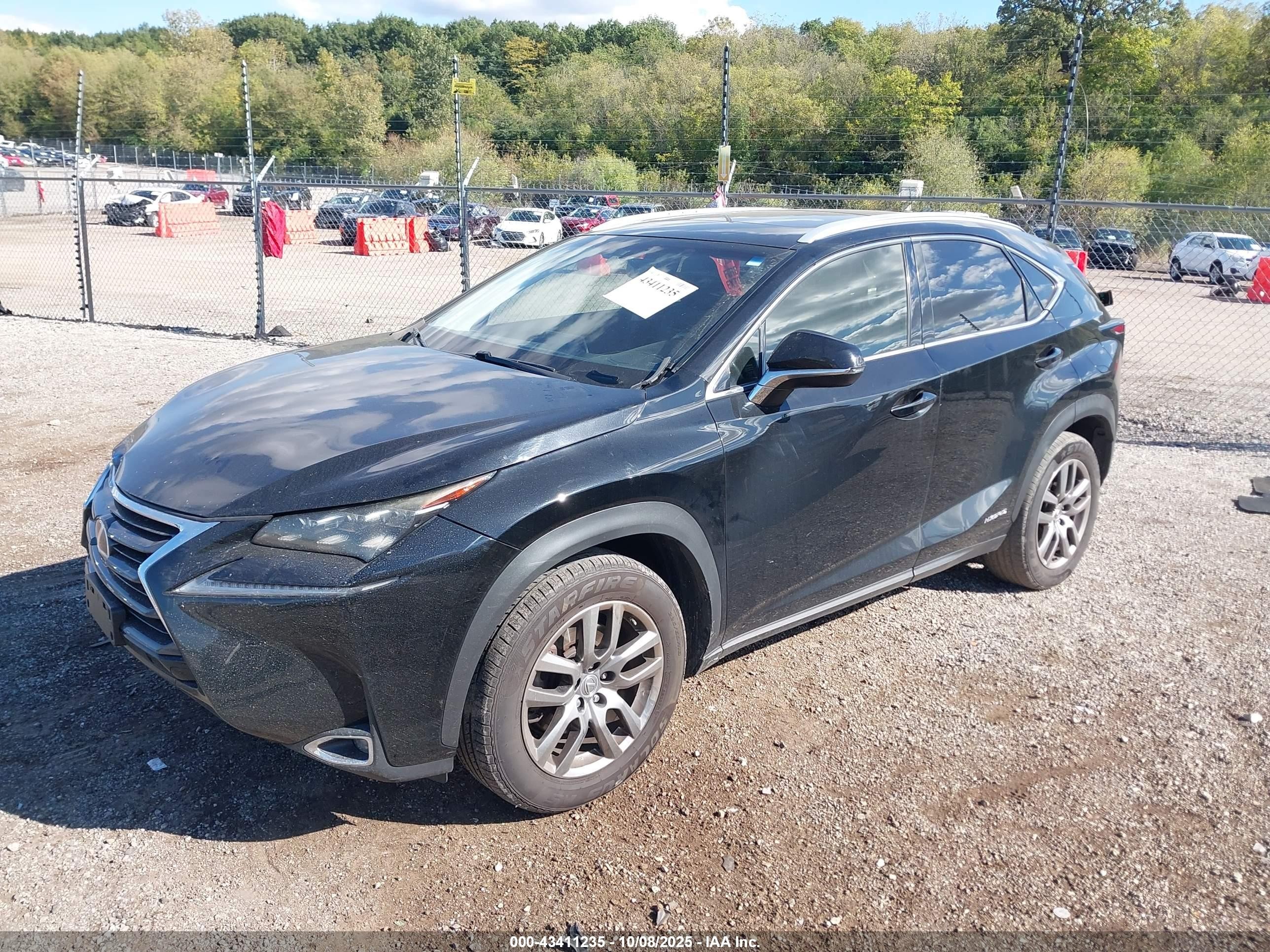 2015 Lexus Nx 300h   Black vin: JTJBJRBZ3F2014491