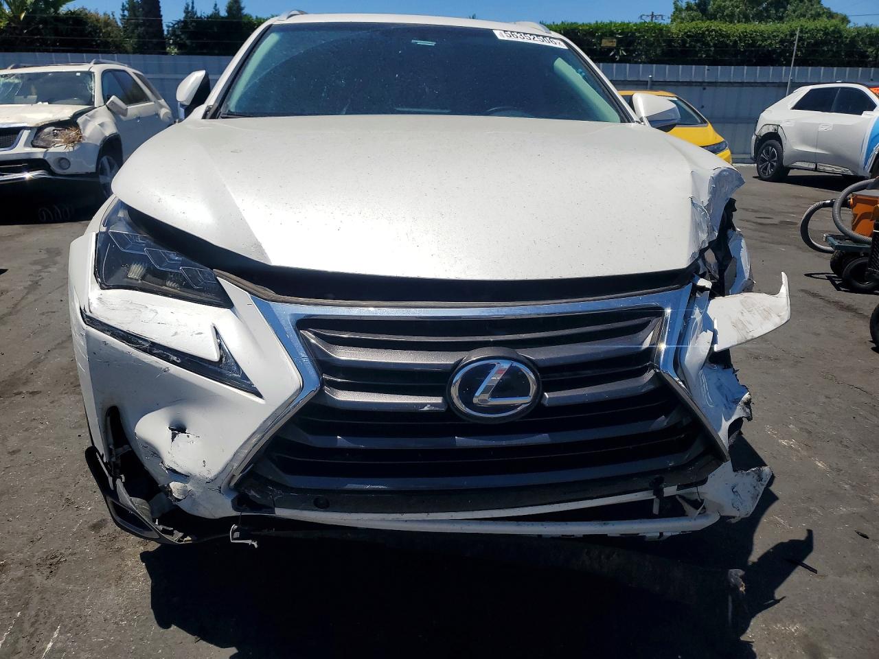 2015 Lexus Nx 300h Белый vin: JTJBJRBZ3F2022817