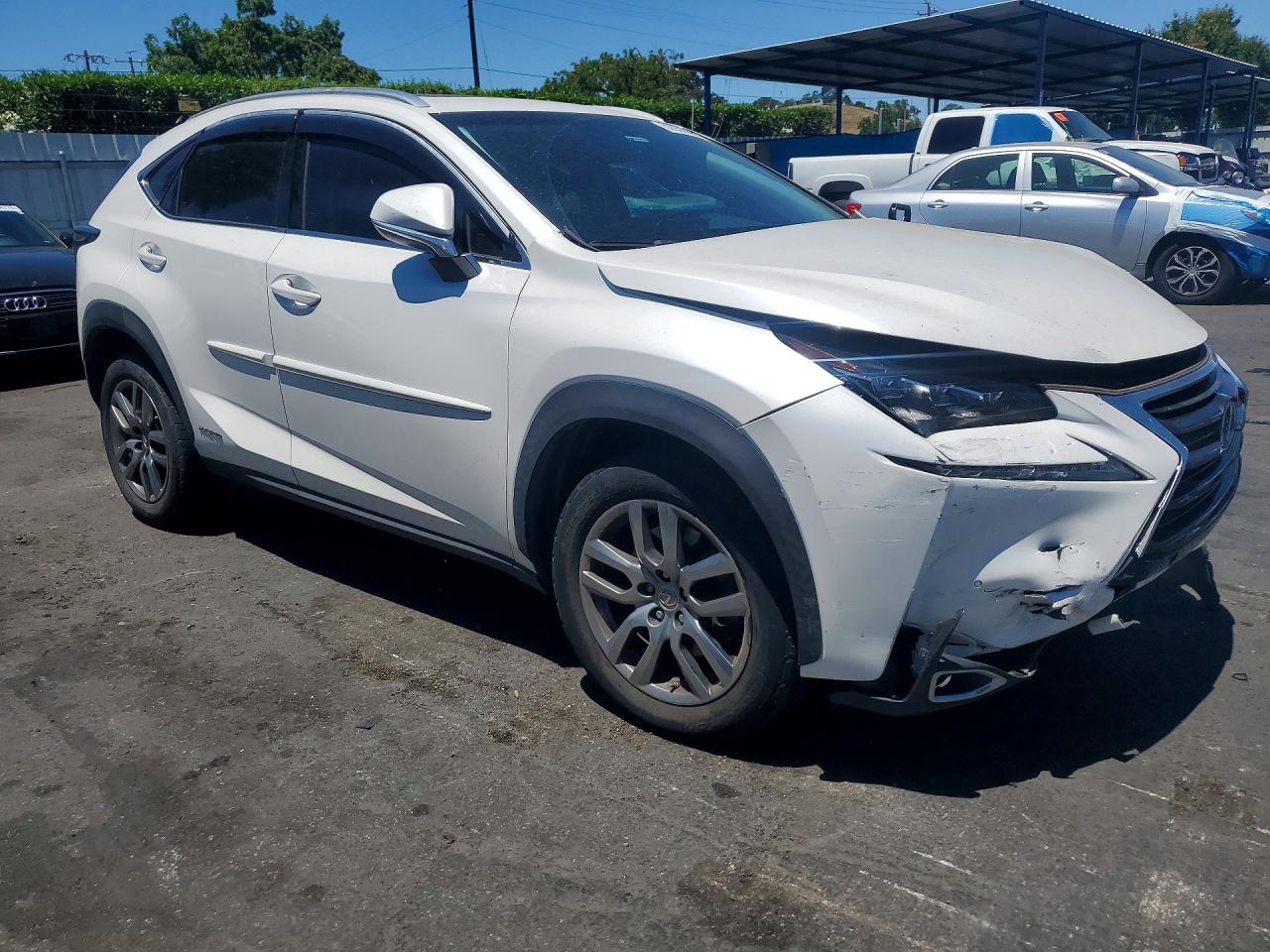 2015 Lexus Nx 300h Белый vin: JTJBJRBZ3F2022817
