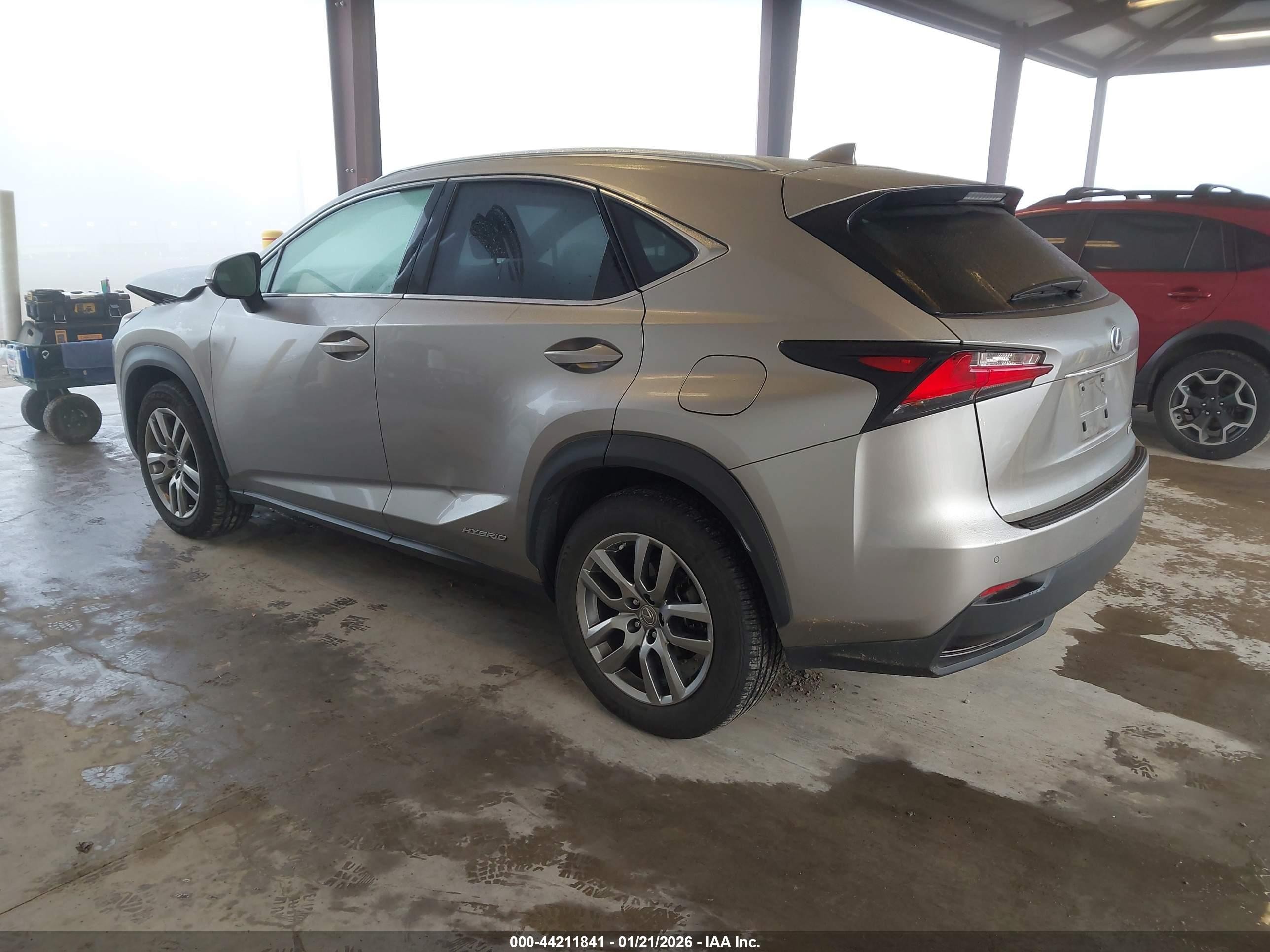 2015 Lexus Nx 300h   Pewter vin: JTJBJRBZ5F2015173