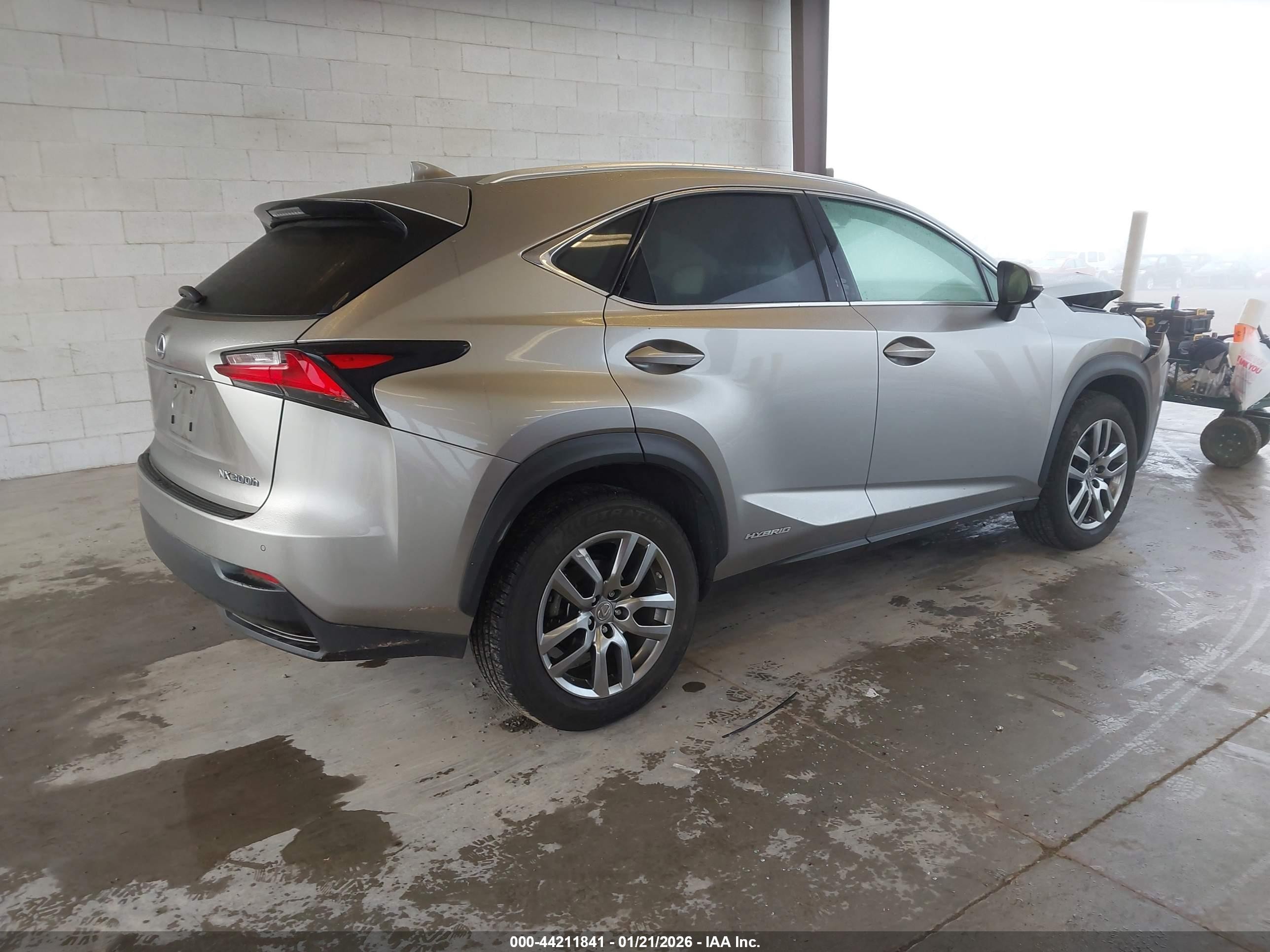 2015 Lexus Nx 300h   Pewter vin: JTJBJRBZ5F2015173