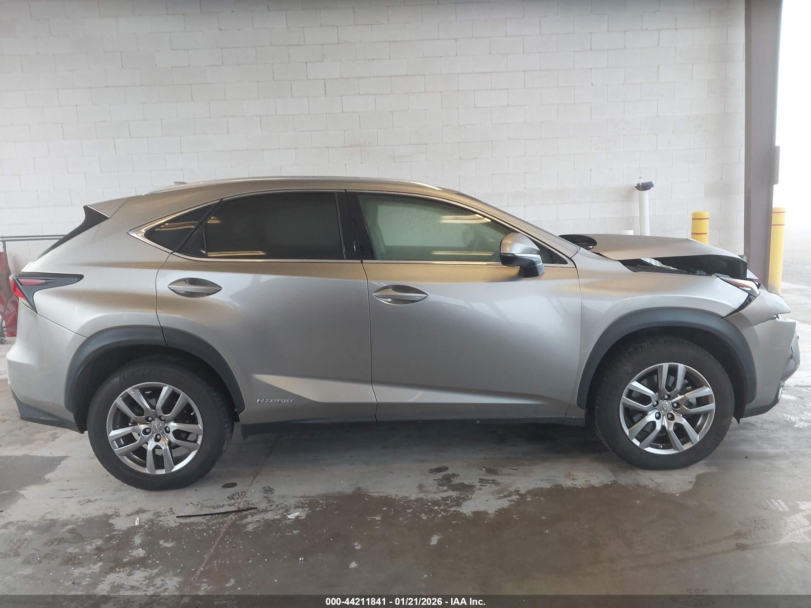 2015 Lexus Nx 300h   Pewter vin: JTJBJRBZ5F2015173
