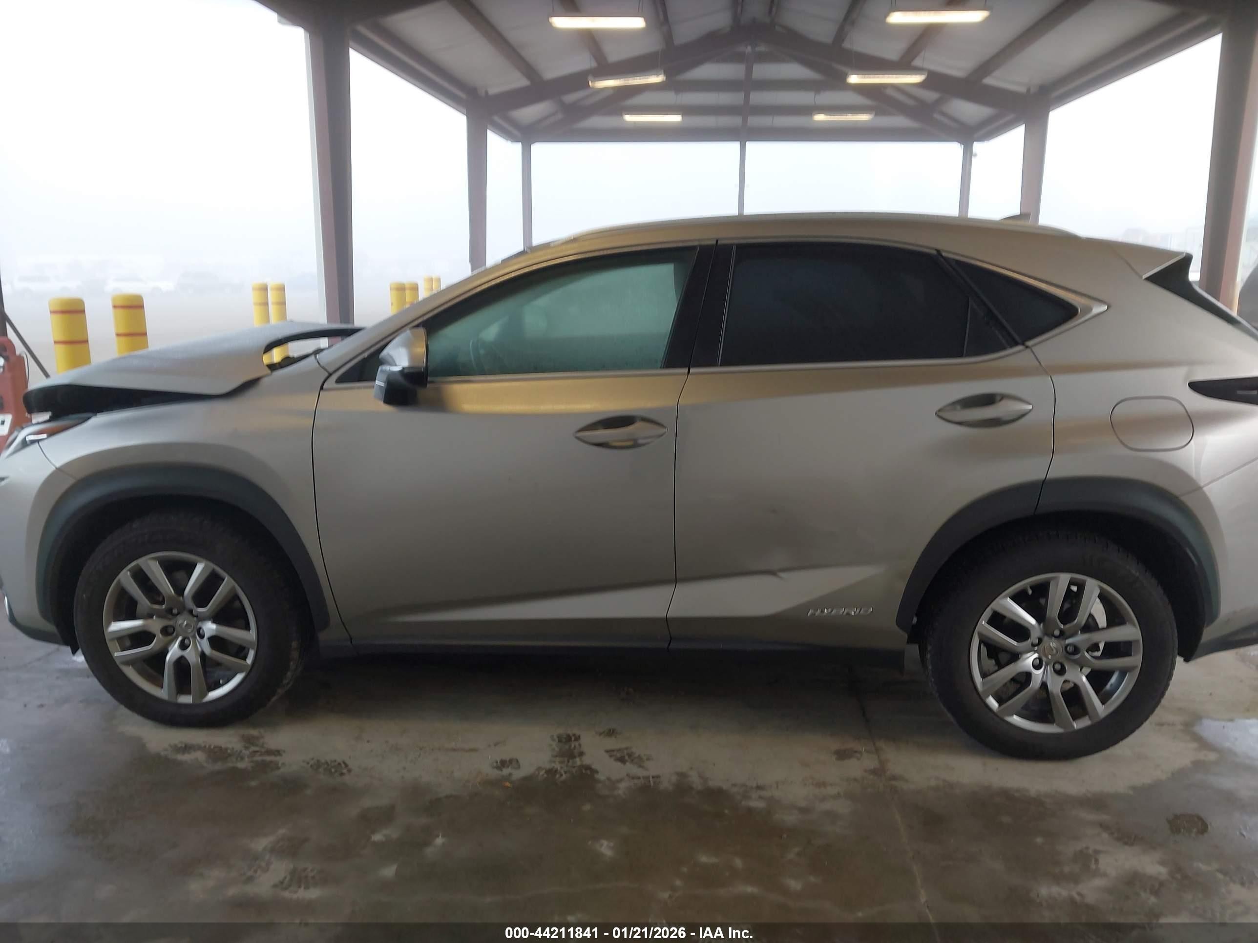2015 Lexus Nx 300h   Pewter vin: JTJBJRBZ5F2015173