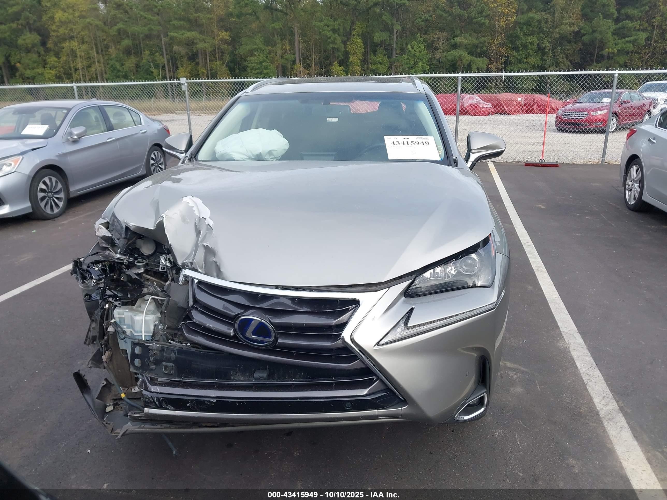 2015 Lexus Nx 300h   Gray vin: JTJBJRBZ6F2009706