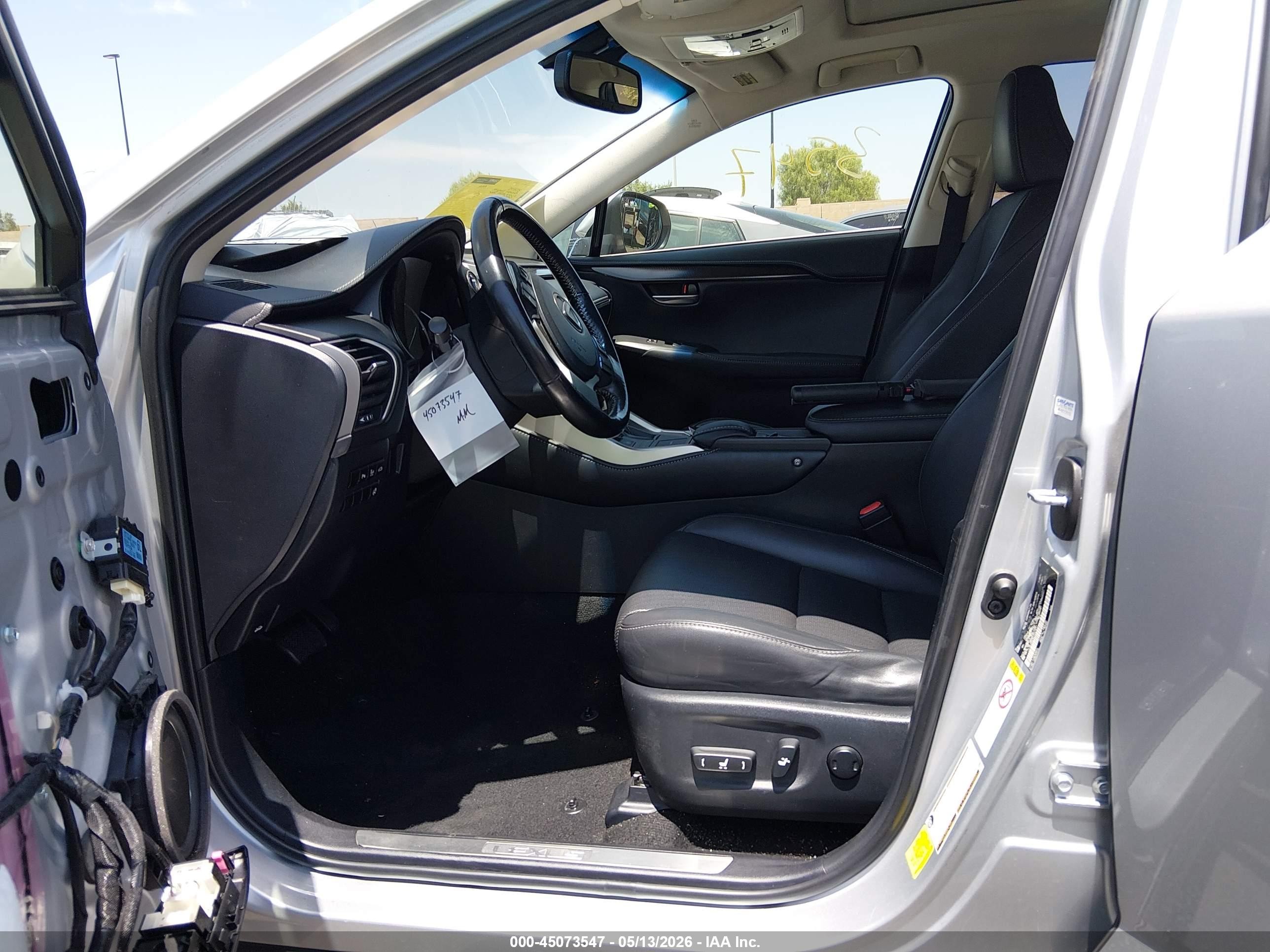 2015 Lexus Nx 300h   Silver vin: JTJBJRBZ6F2027011