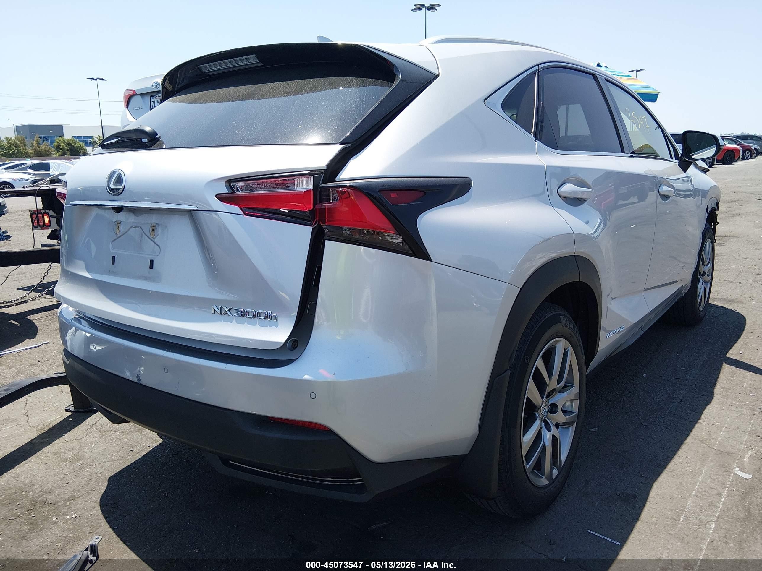 2015 Lexus Nx 300h   Silver vin: JTJBJRBZ6F2027011
