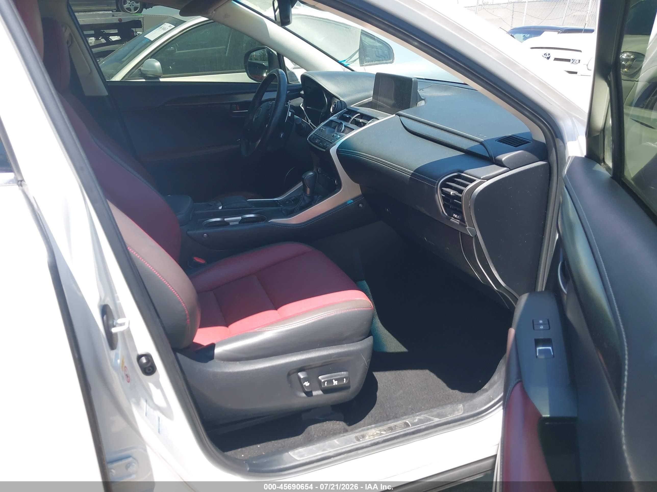 2019 Lexus Nx 300h   White vin: JTJBJRBZ6K2116457