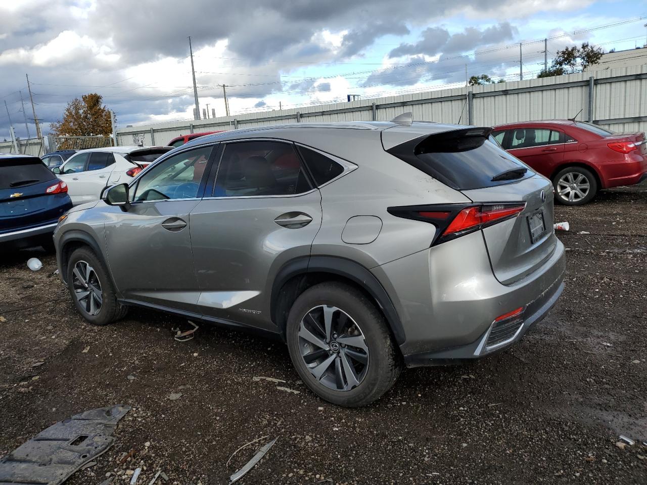 2018 Lexus Nx 300h Серый vin: JTJBJRBZ7J2086917