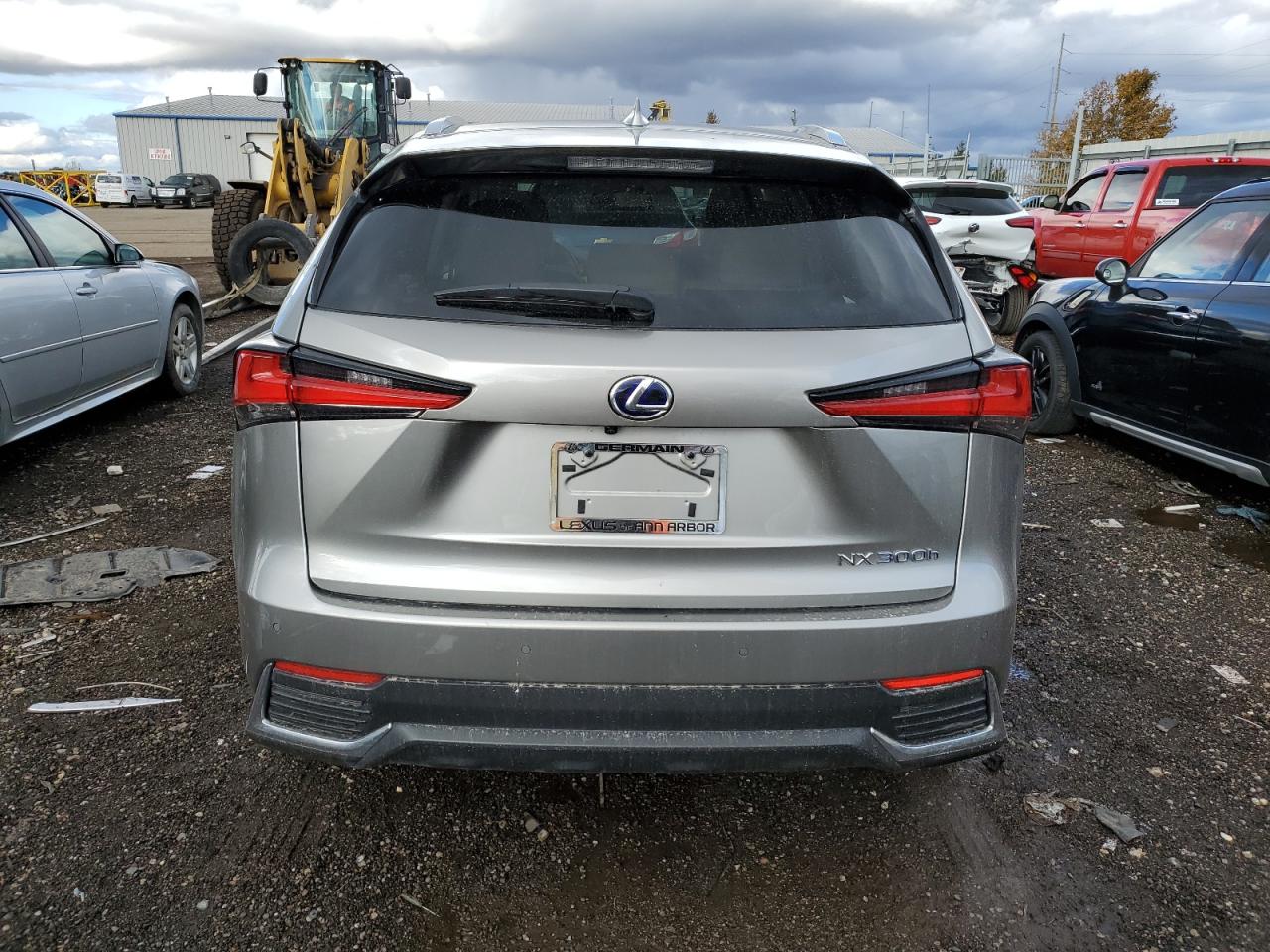 2018 Lexus Nx 300h Серый vin: JTJBJRBZ7J2086917