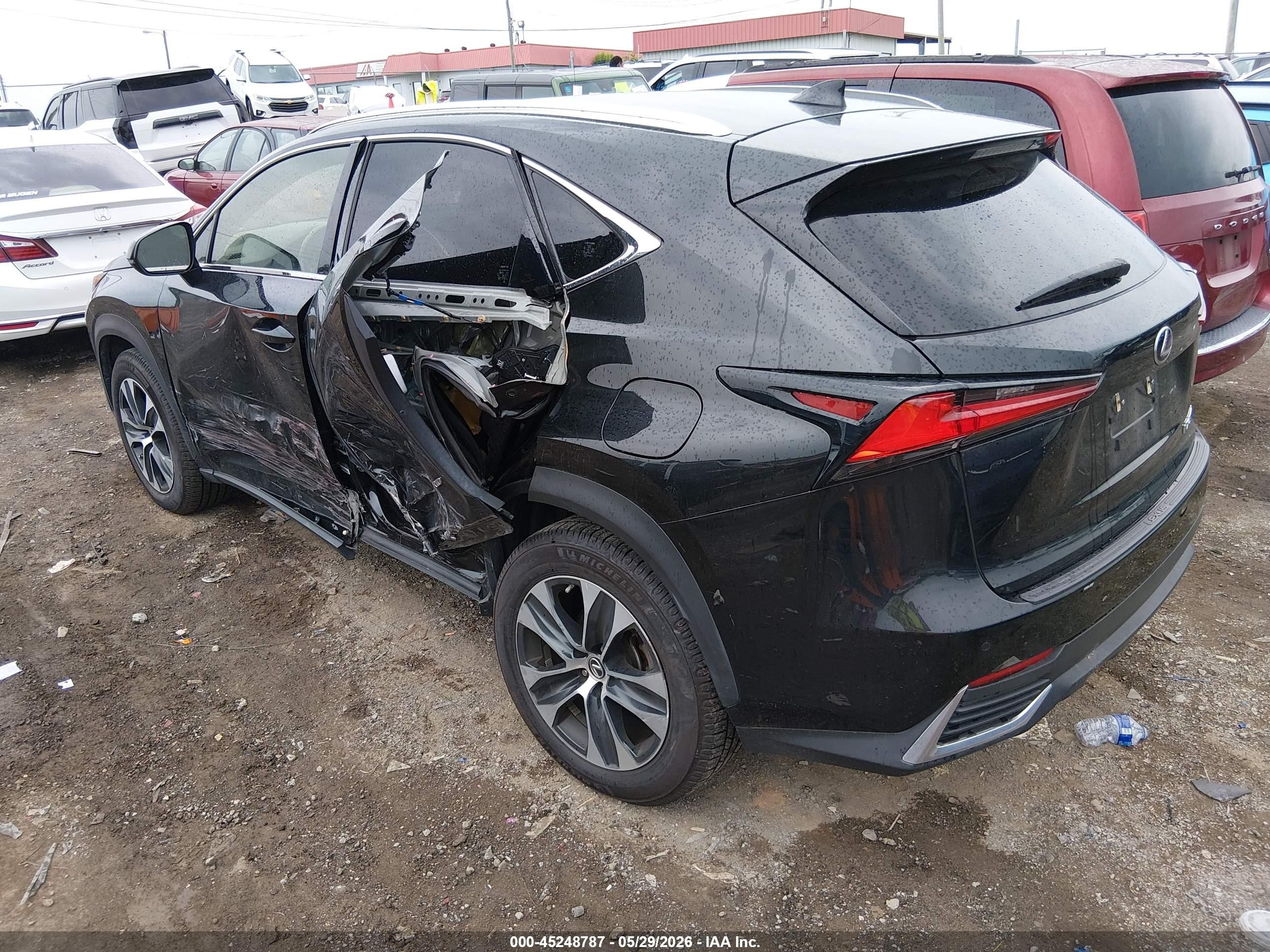 2019 Lexus Nx 300h   Черный vin: JTJBJRBZ7K2104186