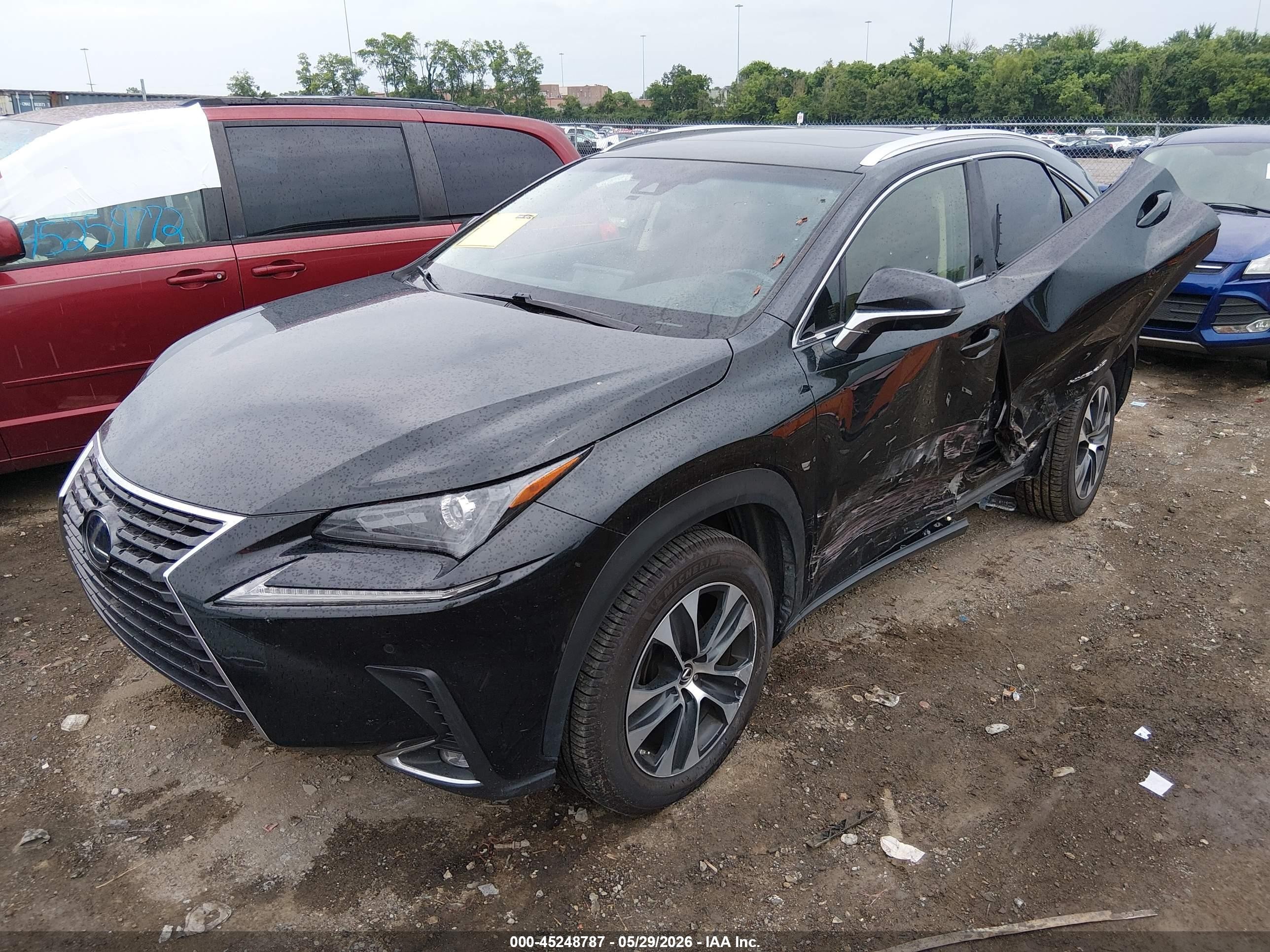 2019 Lexus Nx 300h   Черный vin: JTJBJRBZ7K2104186