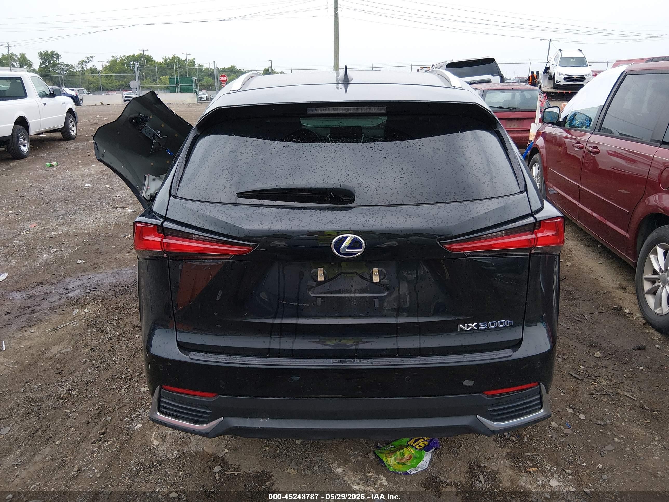 2019 Lexus Nx 300h   Черный vin: JTJBJRBZ7K2104186