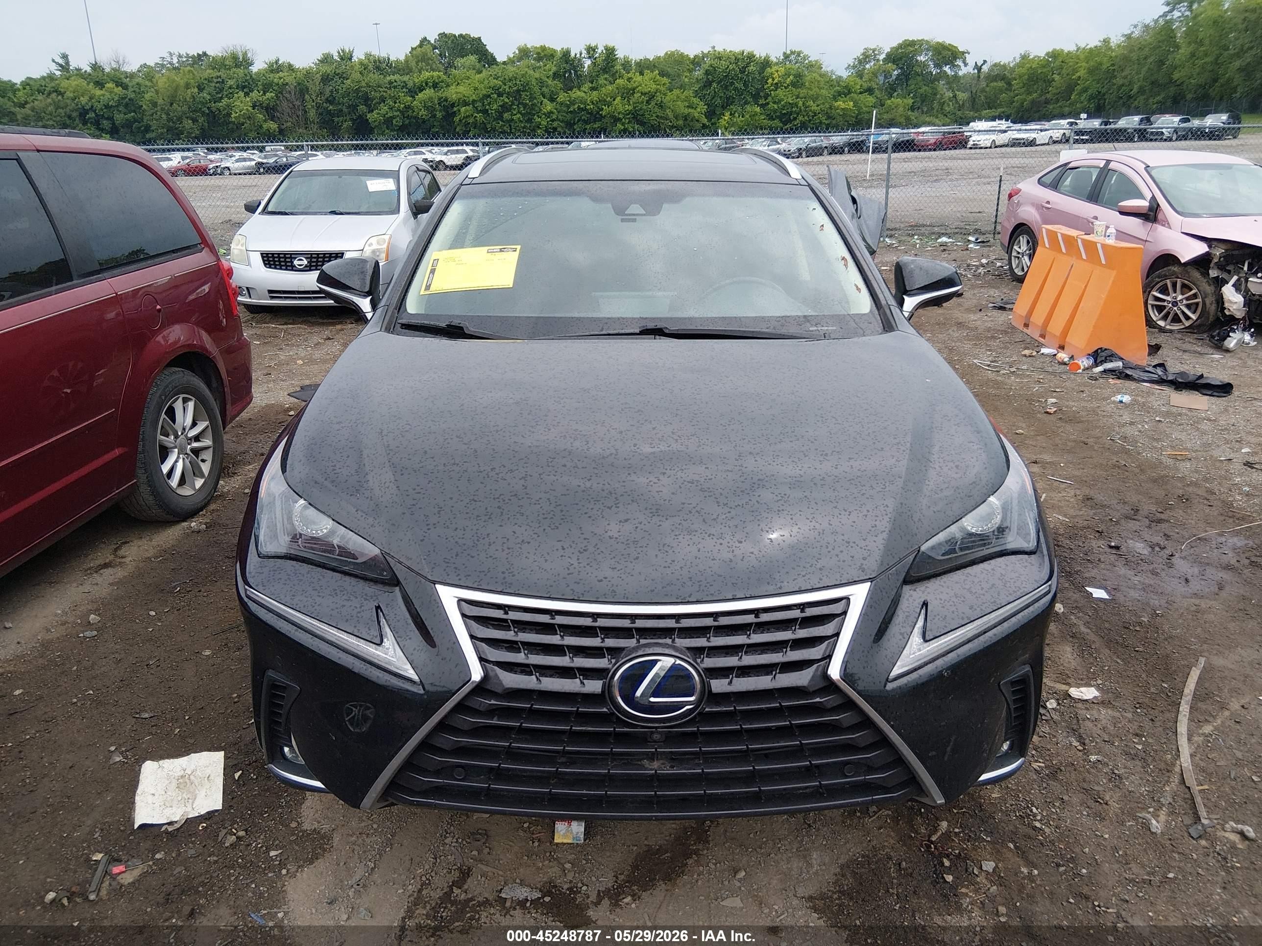 2019 Lexus Nx 300h   Черный vin: JTJBJRBZ7K2104186