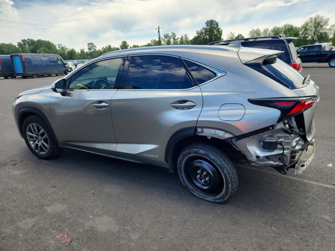 2015 Lexus Nx 300h Серебряный vin: JTJBJRBZ8F2024479