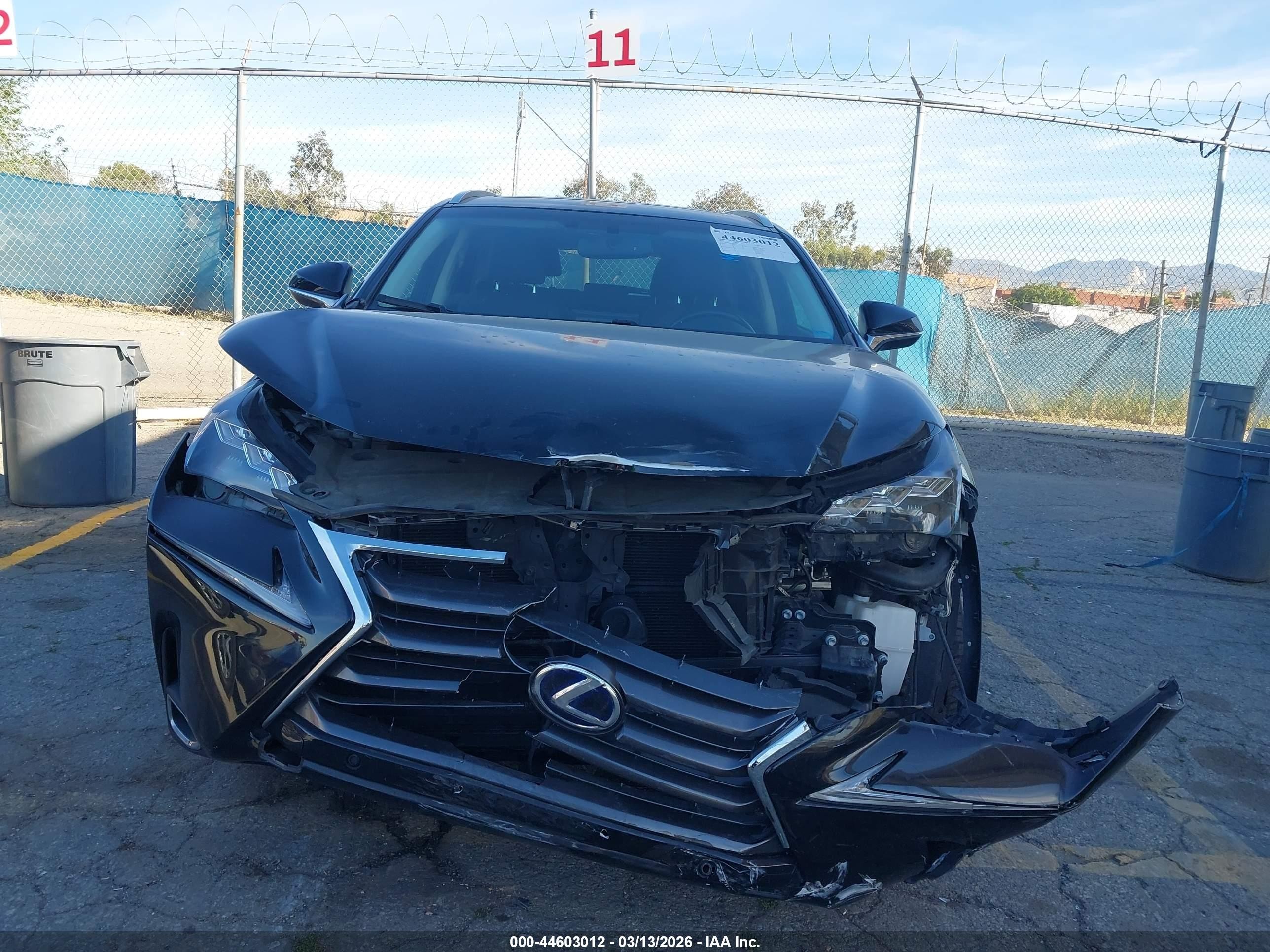 2015 Lexus Nx 300h   Black vin: JTJBJRBZ8F2029780