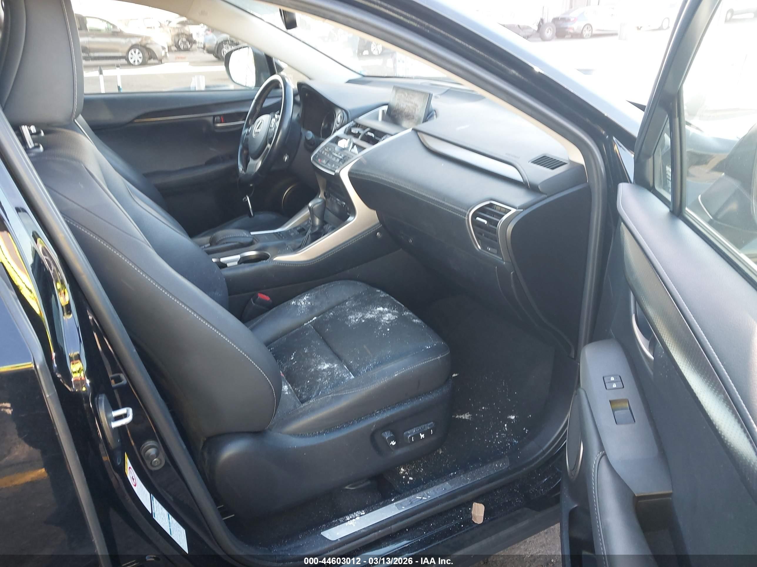 2015 Lexus Nx 300h   Black vin: JTJBJRBZ8F2029780