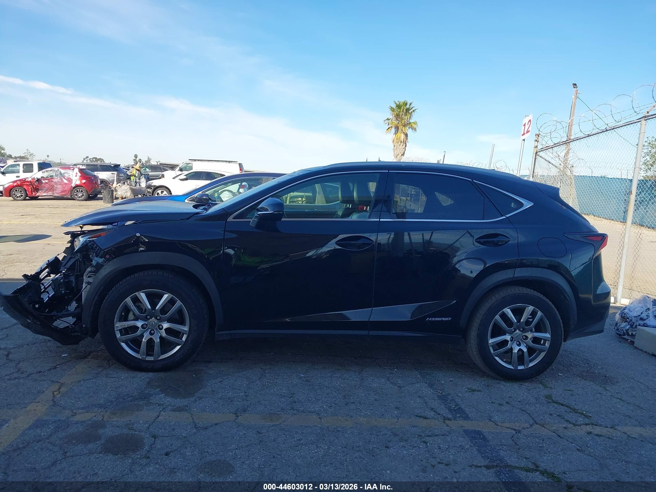 2015 Lexus Nx 300h   Black vin: JTJBJRBZ8F2029780
